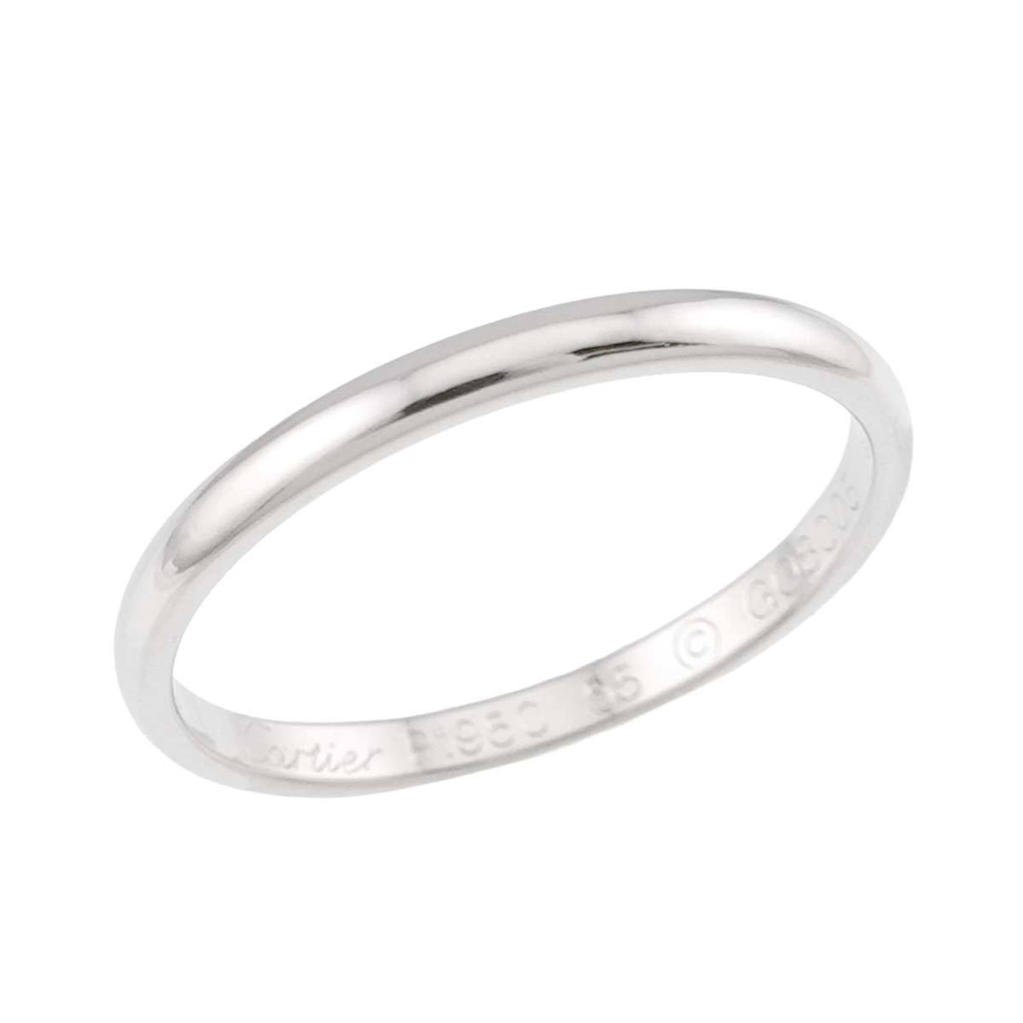 Cartier Platinum 950 Band Ring (Pre-Owned)
