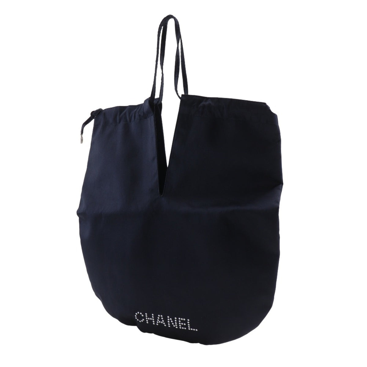 Chanel Black Satin Shoulder Bag (Pre-Owned)