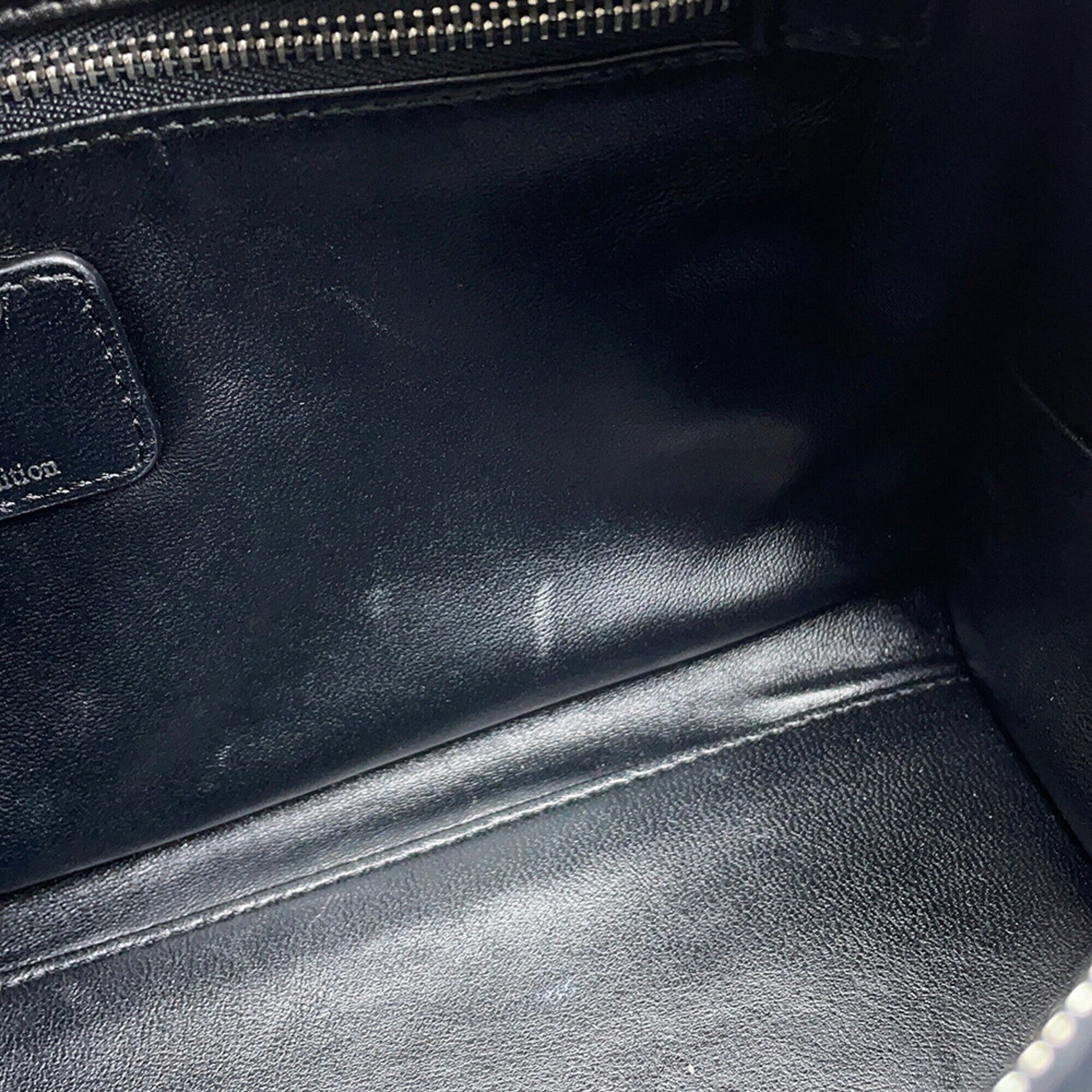 Loewe Amazona Black White Leather Handbag (Pre-Owned)