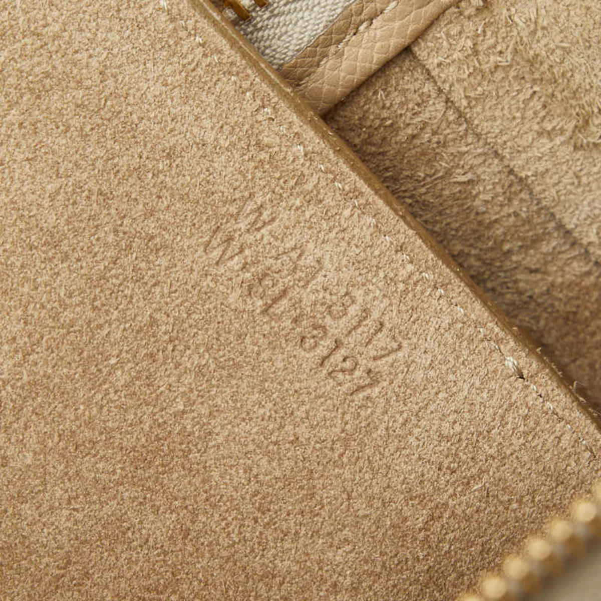 Celine Beige Leather Handbag Shoulder Bag (Pre-Owned)