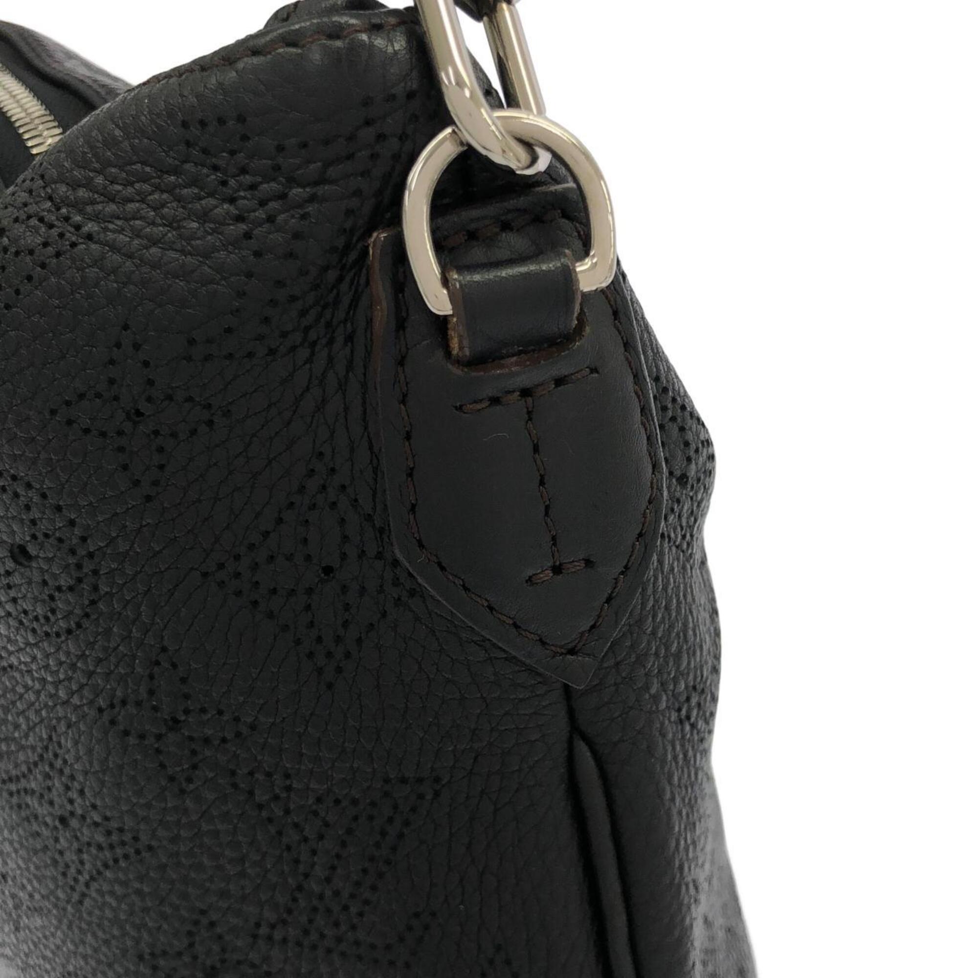 Louis Vuitton Black Leather Shoulder Bag (Pre-Owned)