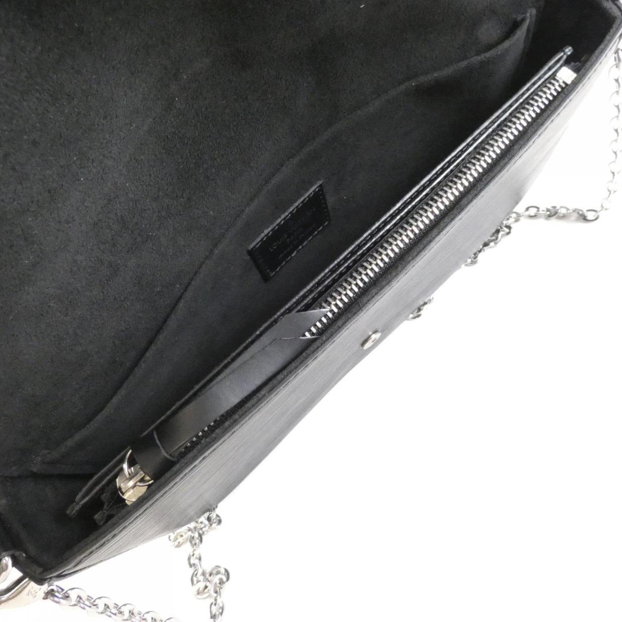 Louis Vuitton Epi Black Leather Pochette Shoulder Bag (Pre-Owned)