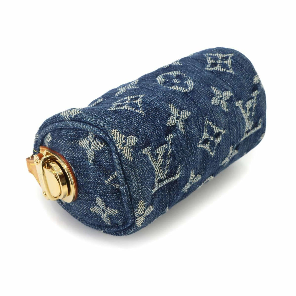 Louis Vuitton Blue Monogram Monogram Denim Handbag Pouch (Pre-Owned)