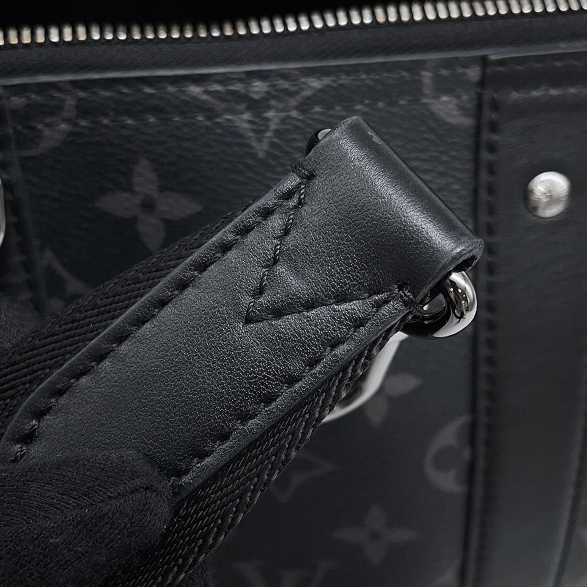 Louis Vuitton Monogram Eclipse Black Noir Monogram Eclipse Handbag Shoulder Bag (Pre-Owned)
