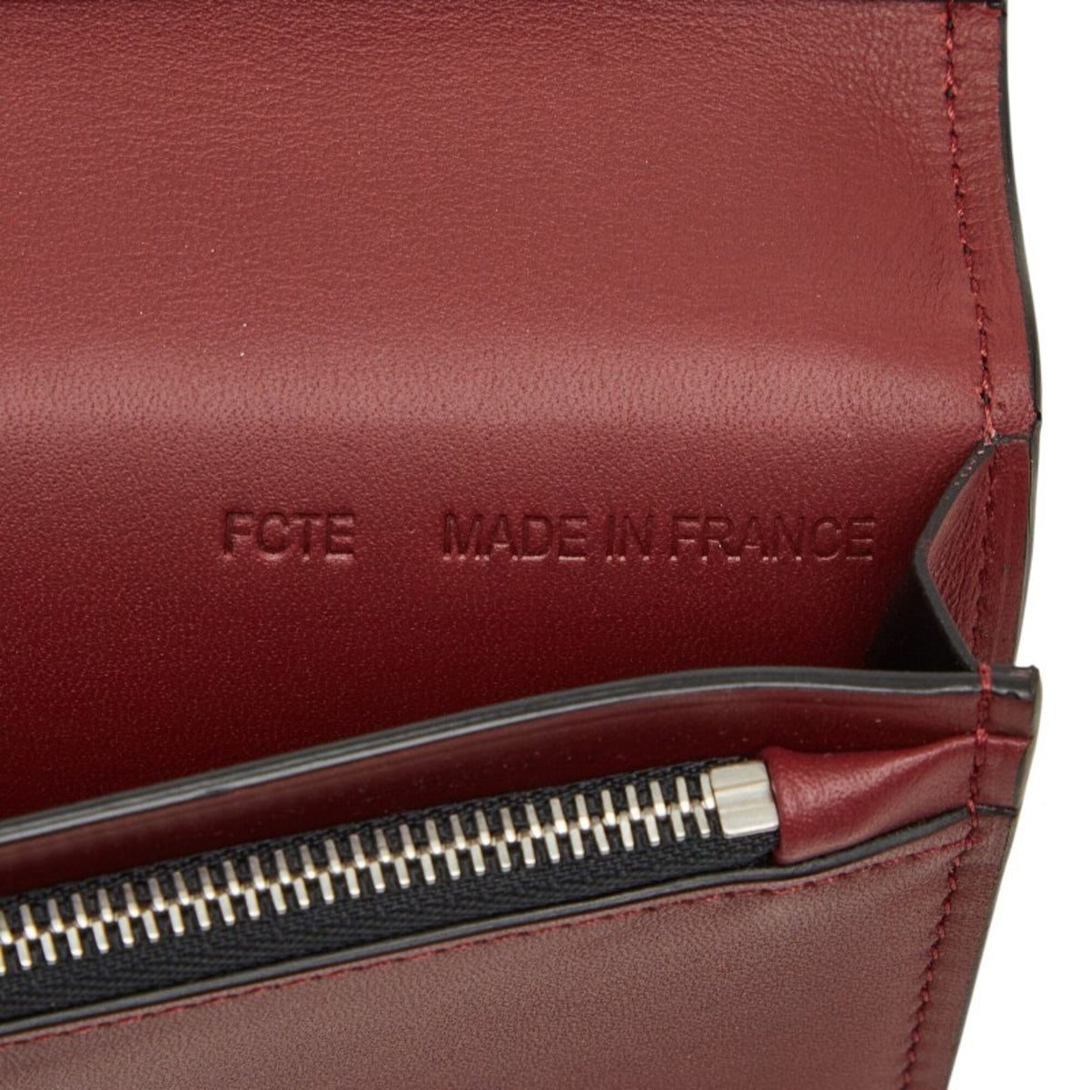 Cartier Black Leather Long Wallet (Bi-Fold) (Pre-Owned)