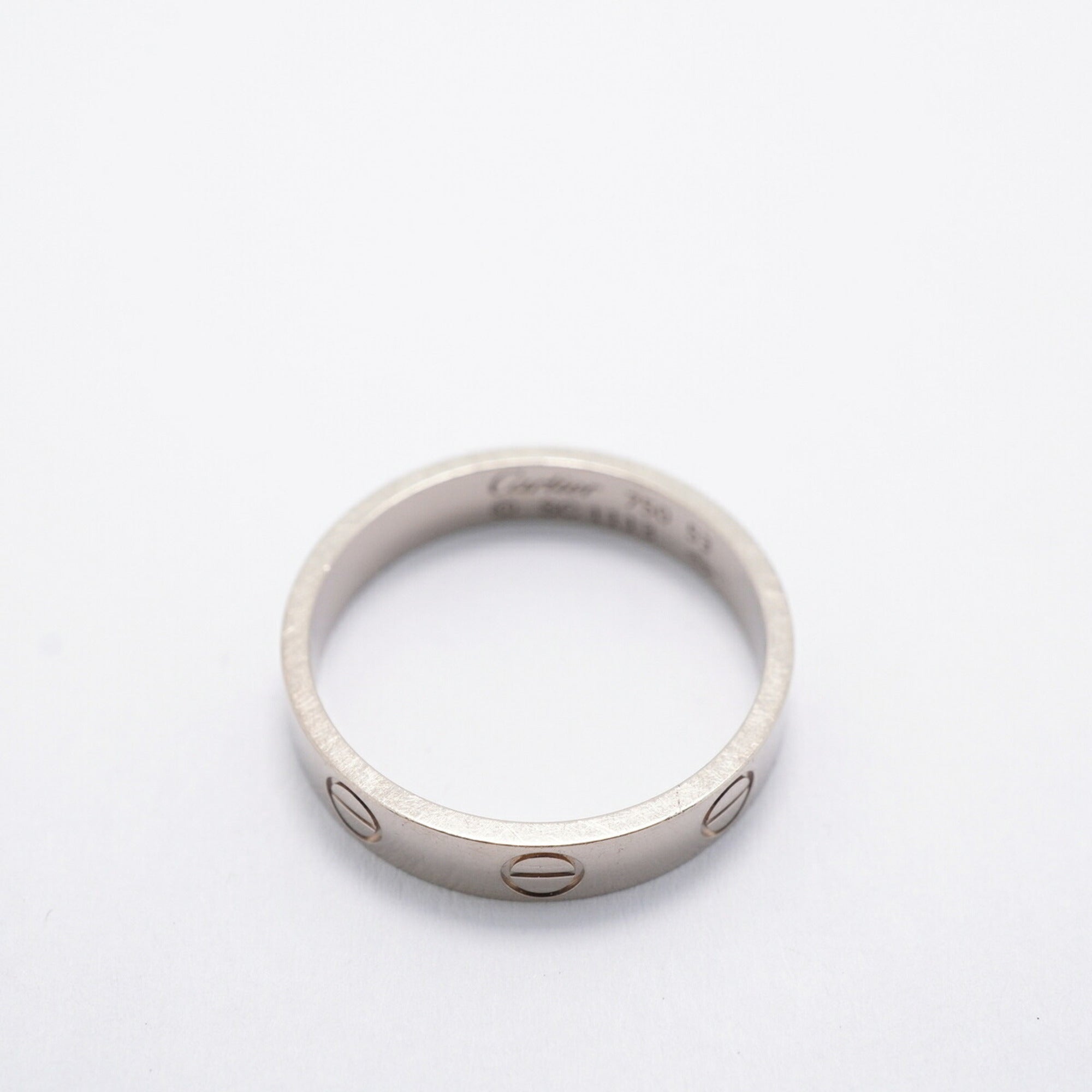 Cartier White Gold (18K) Band Ring (Pre-Owned)