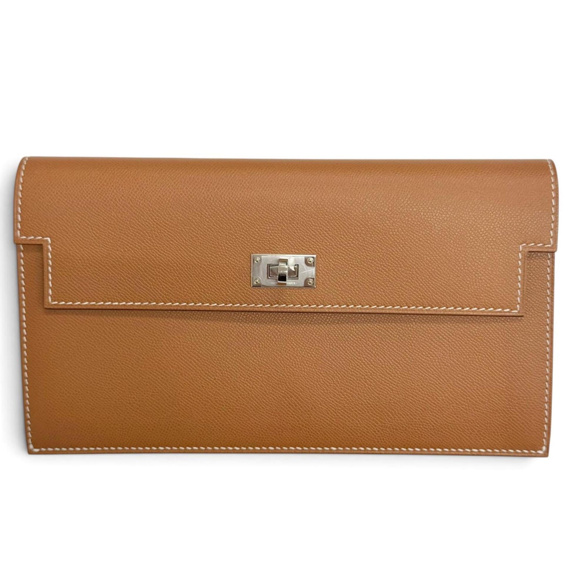 Hermes Gold Long Wallet (Bi-Fold) (Pre-Owned)