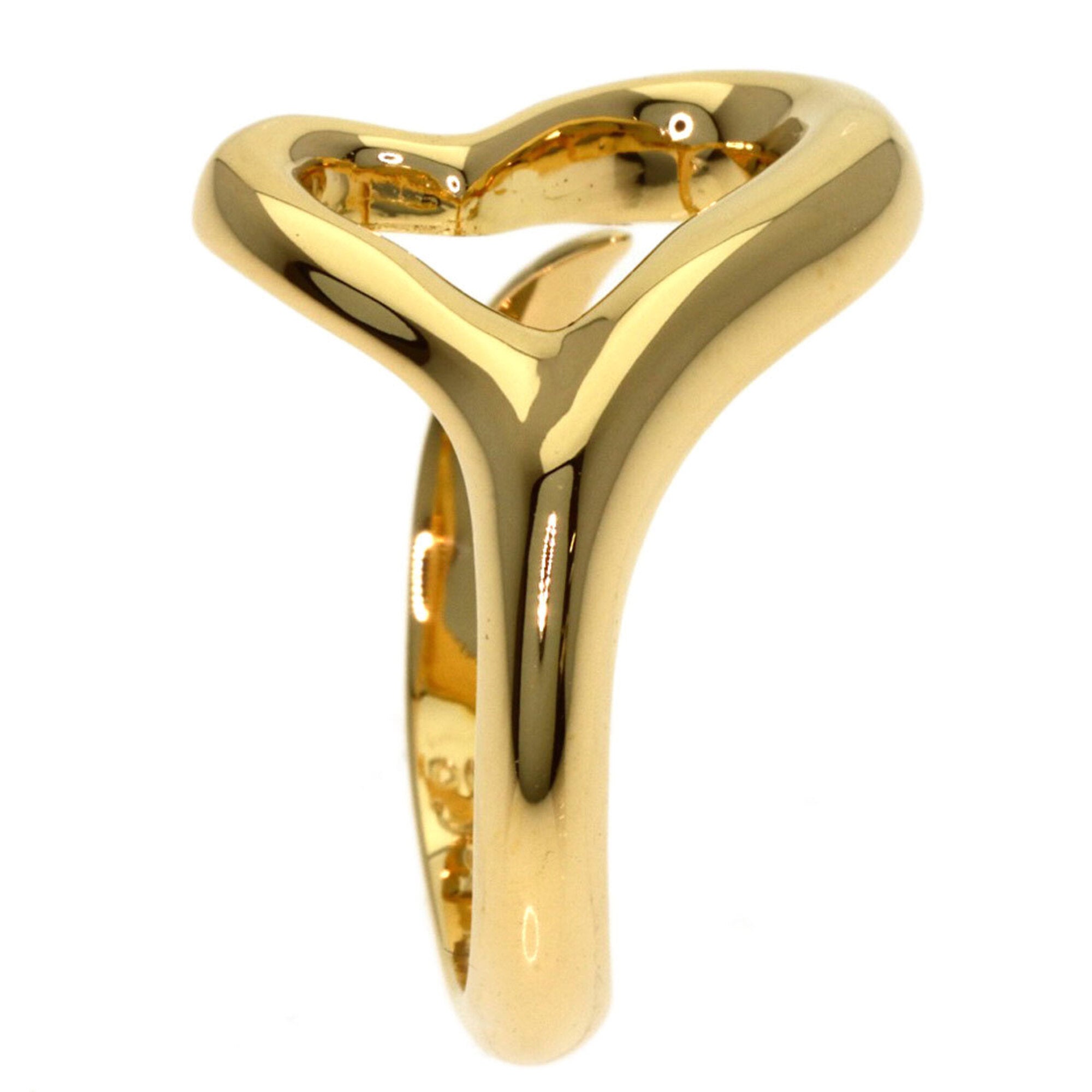 Tiffany Open Heart Yellow Gold (18K) Band Ring (Pre-Owned)