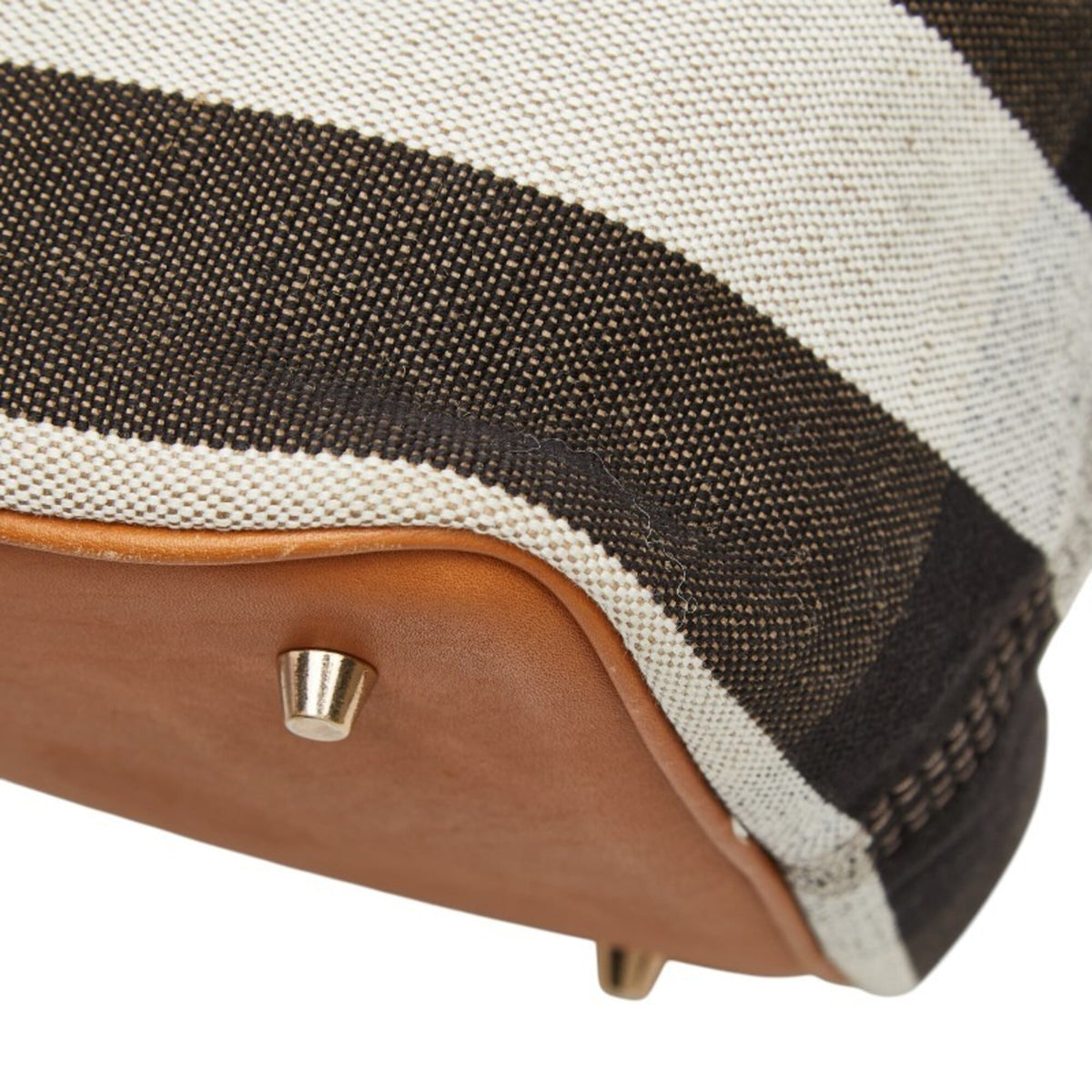 Burberry Beige Canvas Handbag Pouch Shoulder Bag (Pre-Owned)