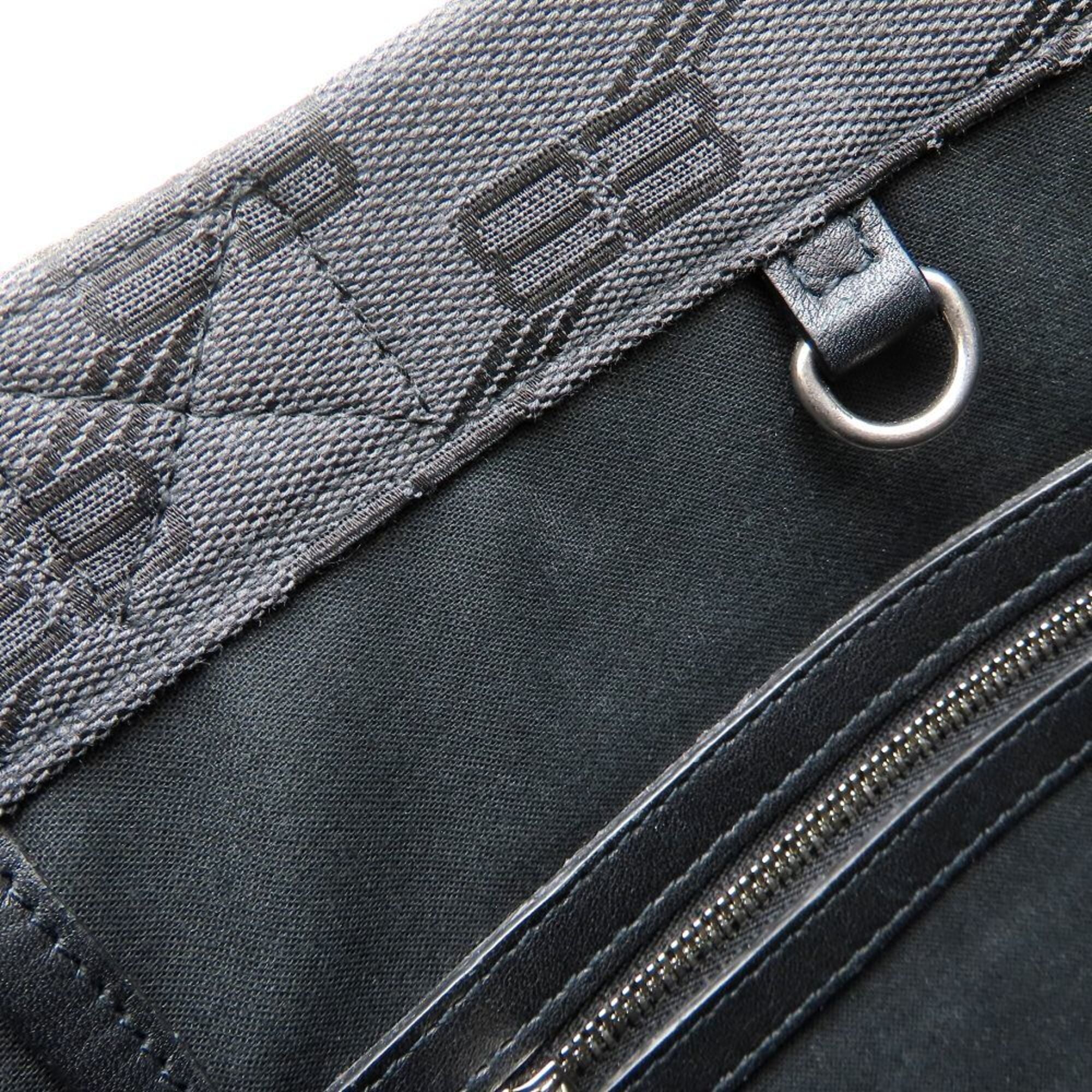 Balenciaga Black Canvas Leather Tote Bag (Pre-Owned)