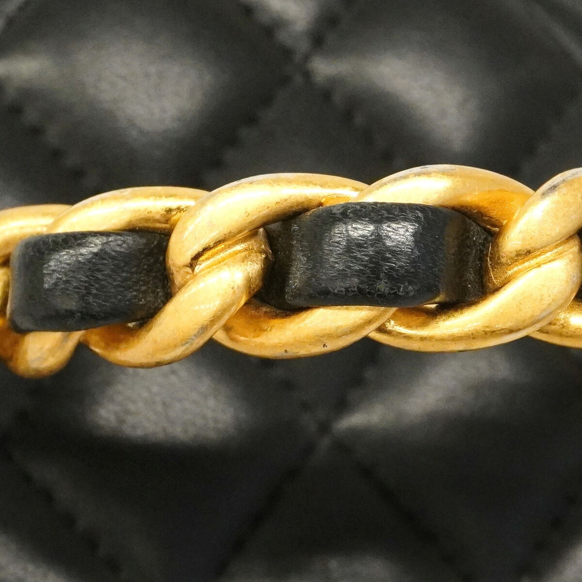 Chanel Black Leather Vanity Bag (Pre-Owned)