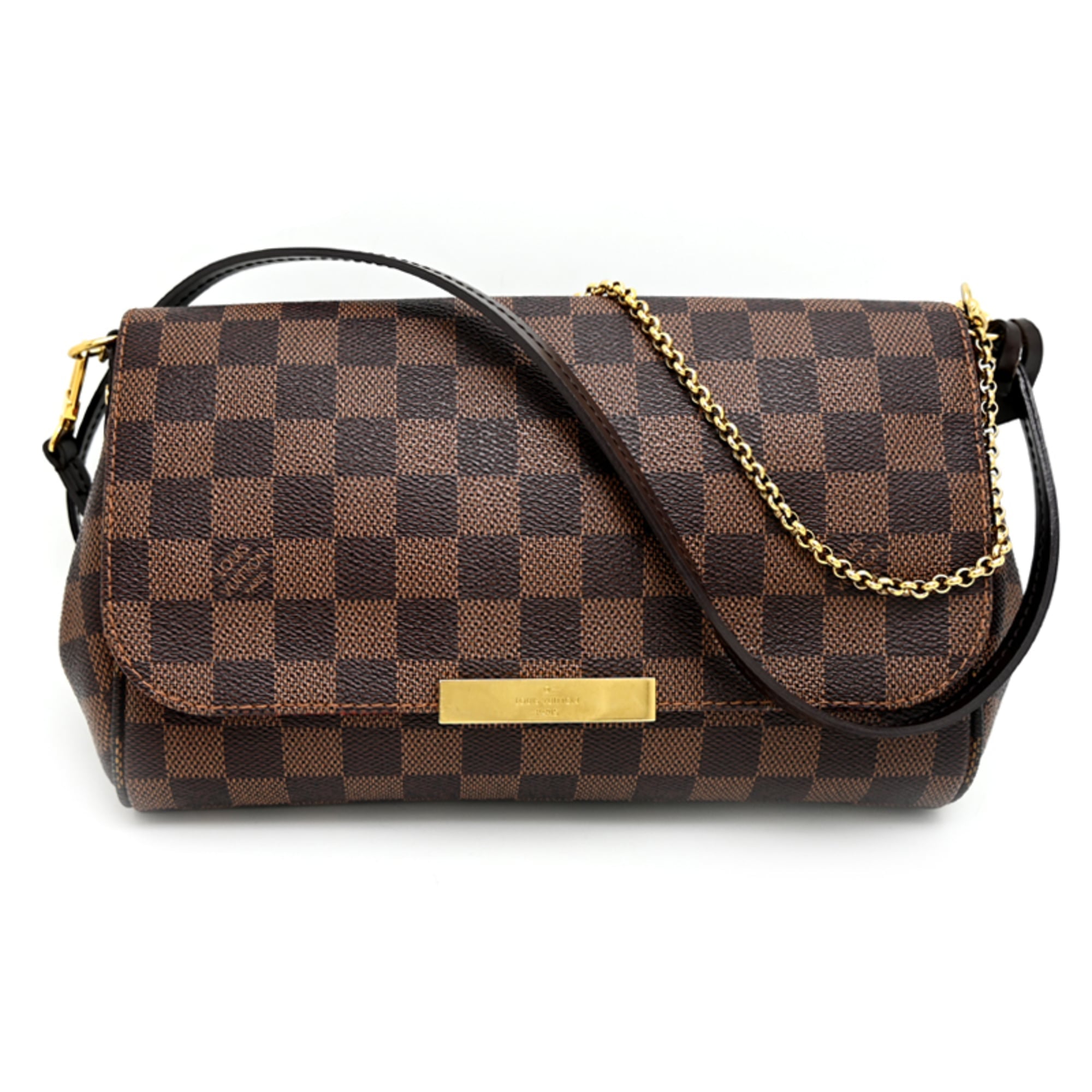 Louis Vuitton Brown Damier Canvas Shoulder Bag (Pre-Owned)