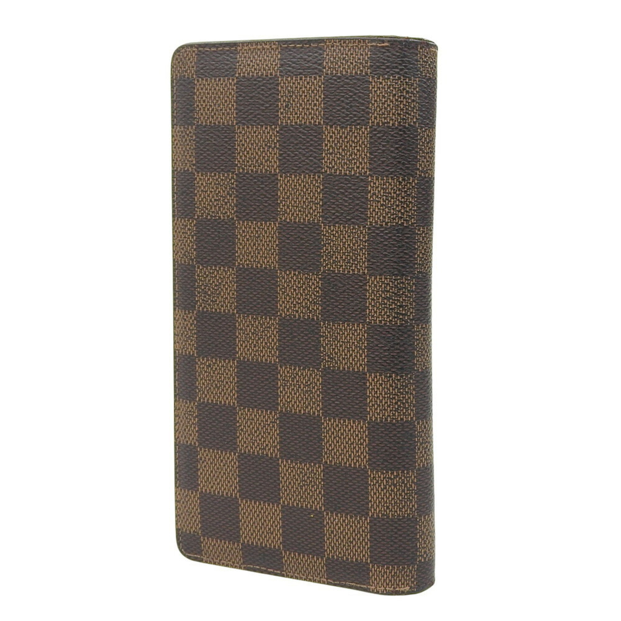 Louis Vuitton Ebene Pvc Long Wallet (Bi-Fold) (Pre-Owned)