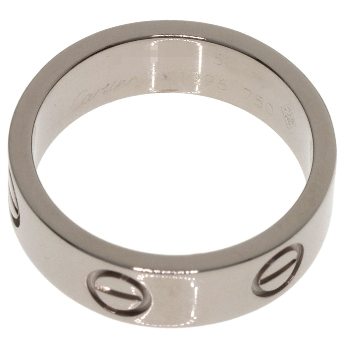 Cartier Love White Gold (18K) Band Ring (Pre-Owned)