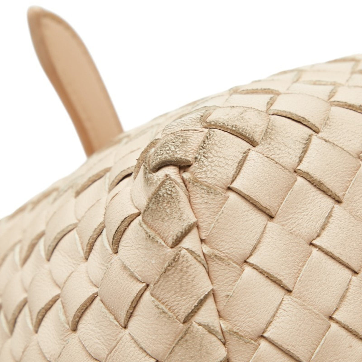 Bottega Veneta Pink Beige Leather Handbag Tote Bag (Pre-Owned)