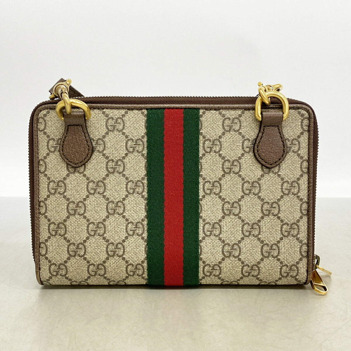Gucci Brown Pvc Shoulder Bag (Pre-Owned)