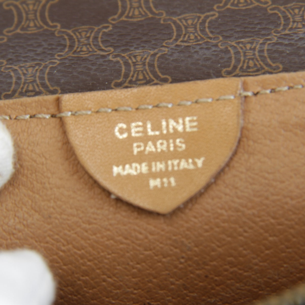 Celine Brown Pvc Leather Shoulder Bag (Pre-Owned)