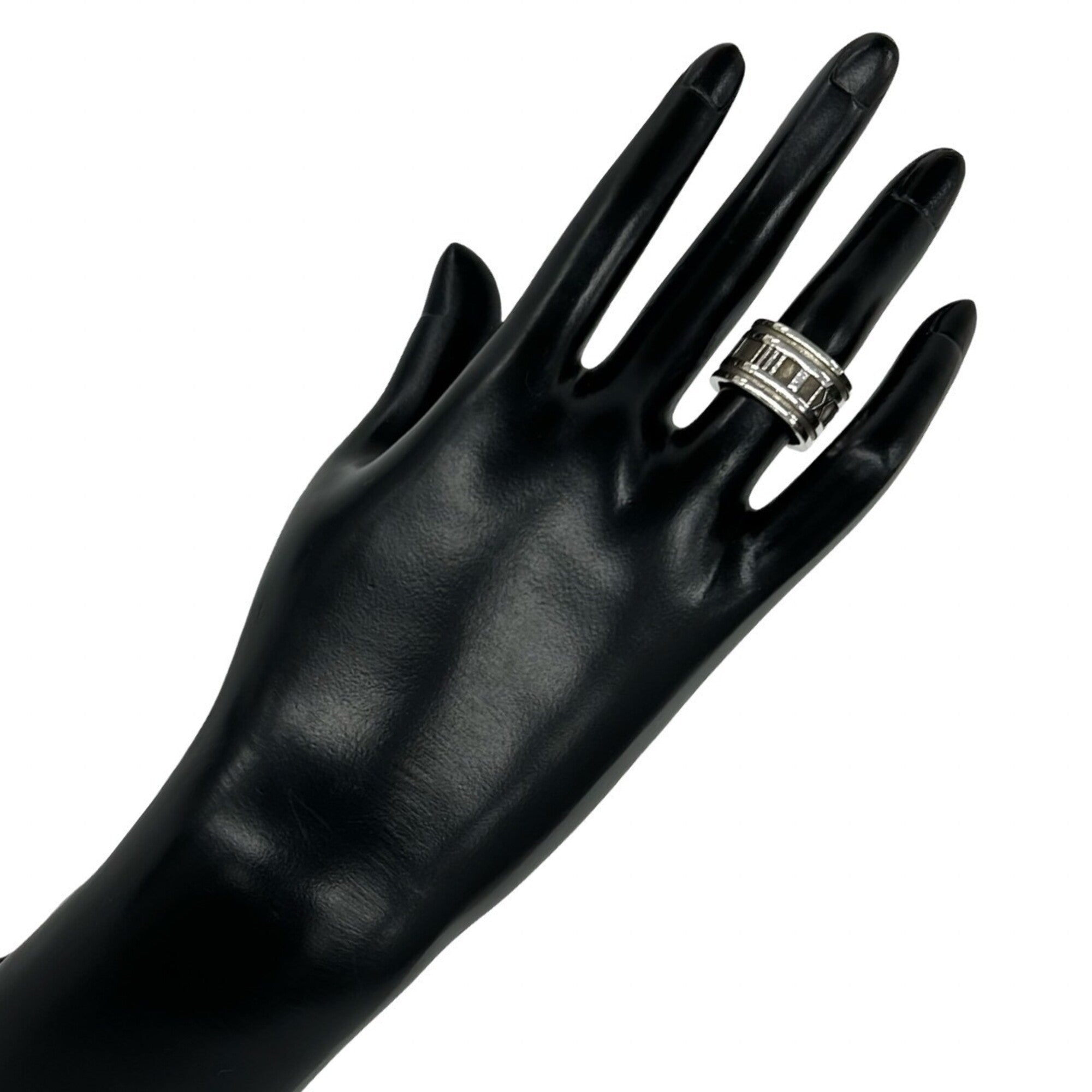 Tiffany Silver Silver 925 Band Ring (Pre-Owned)
