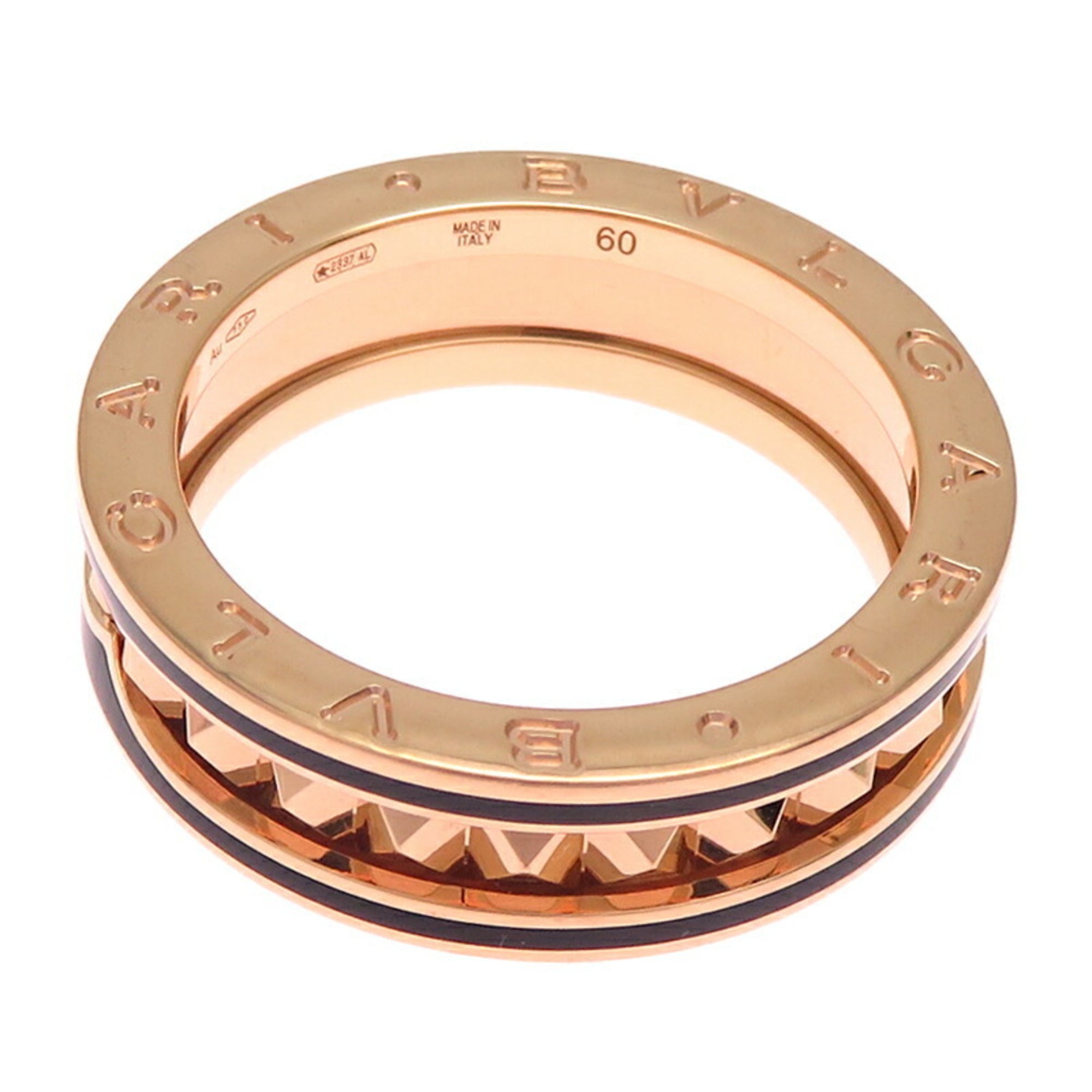 Bvlgari Pink Gold Pink Gold (18K) Band Ring (Pre-Owned)