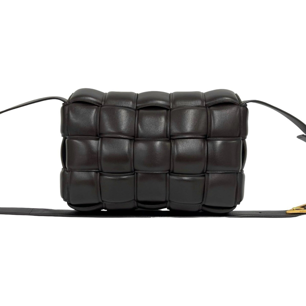 Bottega Veneta Brown Leather Crossbody Bag Shoulder Bag (Pre-Owned)