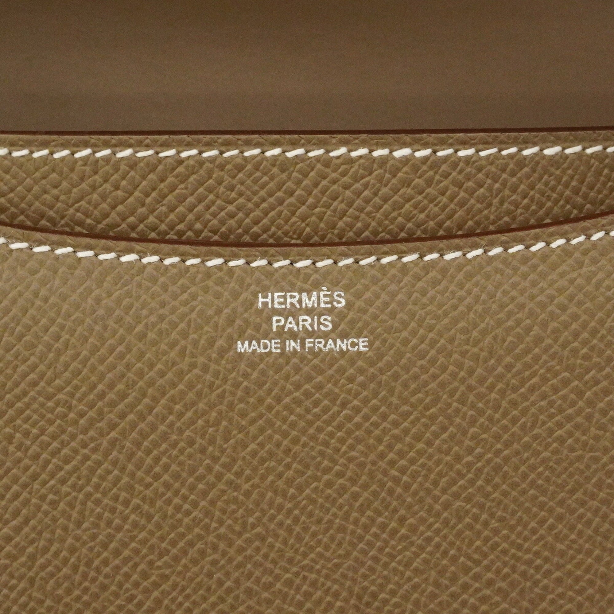 Hermes Etoupe Gray Epsom Leather Leather Shoulder Bag (Pre-Owned)