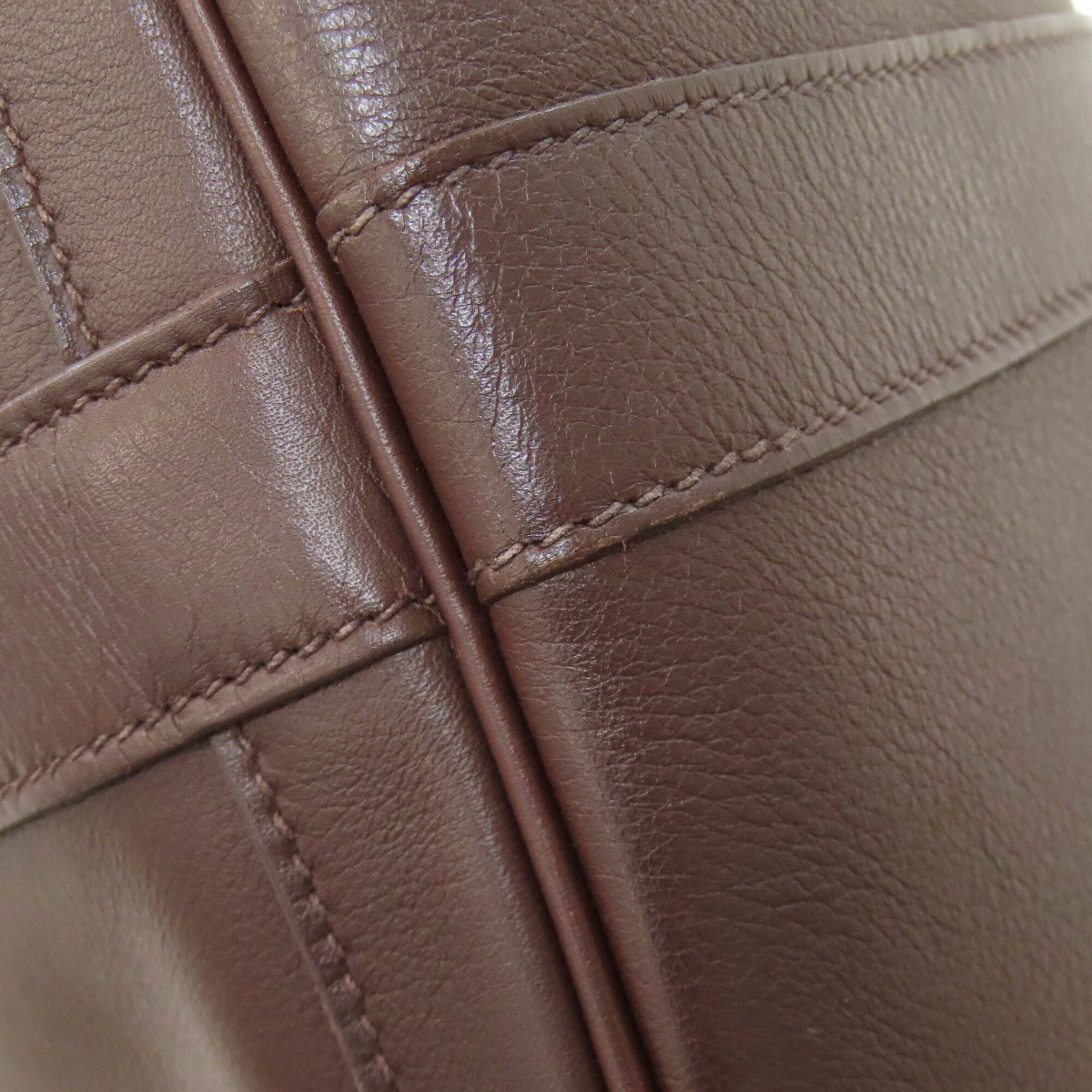 Hermes Havane Swift Leather Handbag (Pre-Owned)