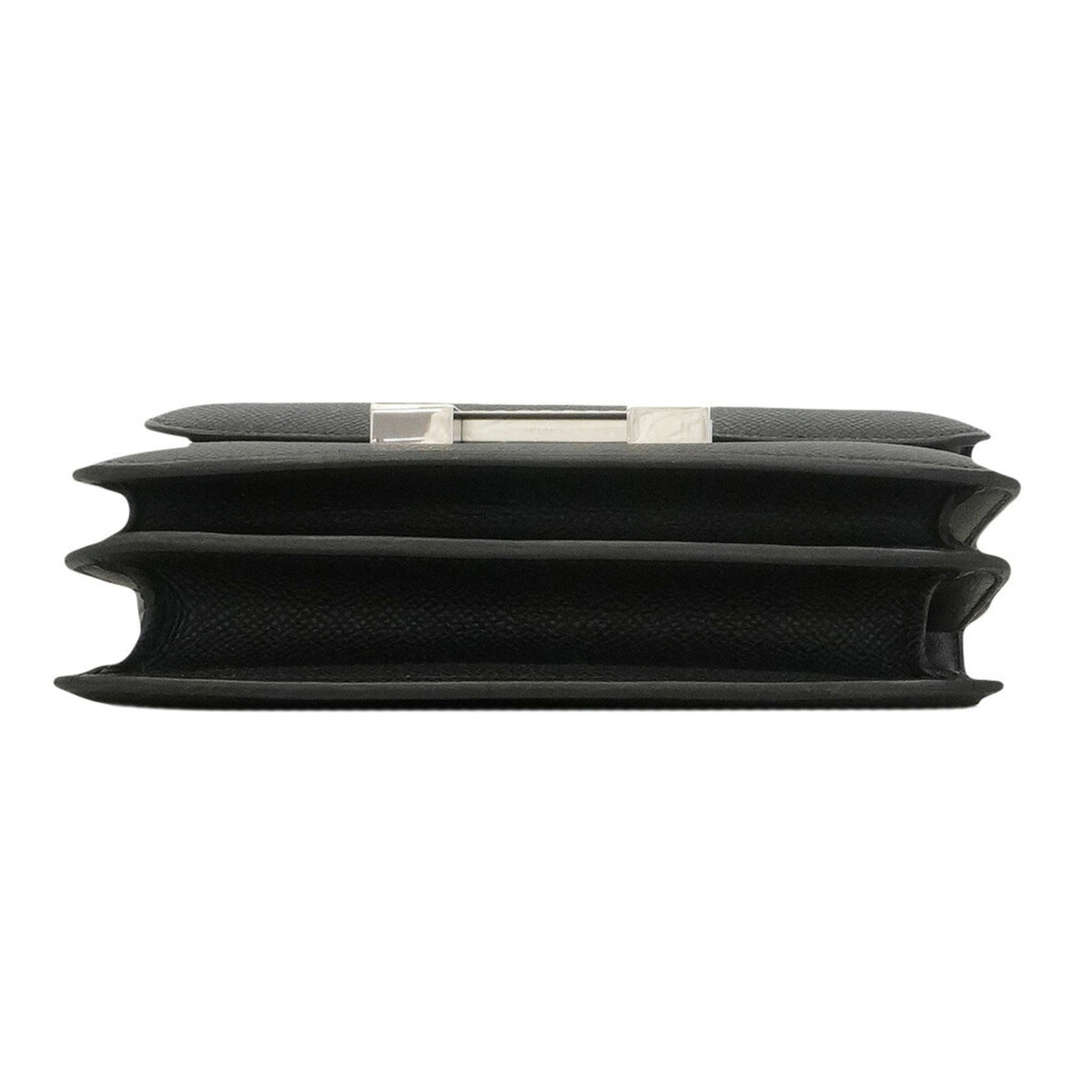 Hermes Black Leather Shoulder Bag (Pre-Owned)