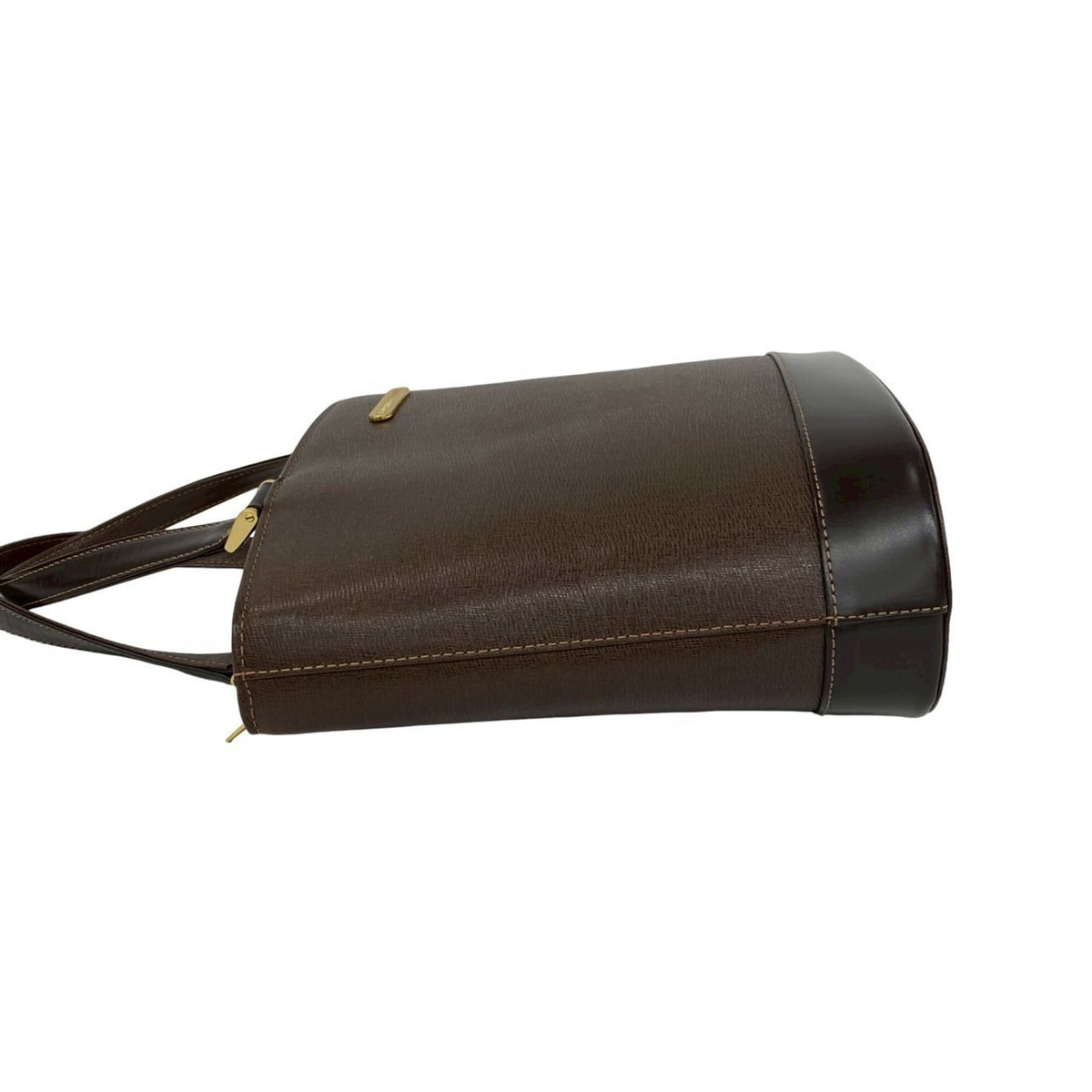 Burberry Brown Leather Handbag Tote Bag (Pre-Owned)
