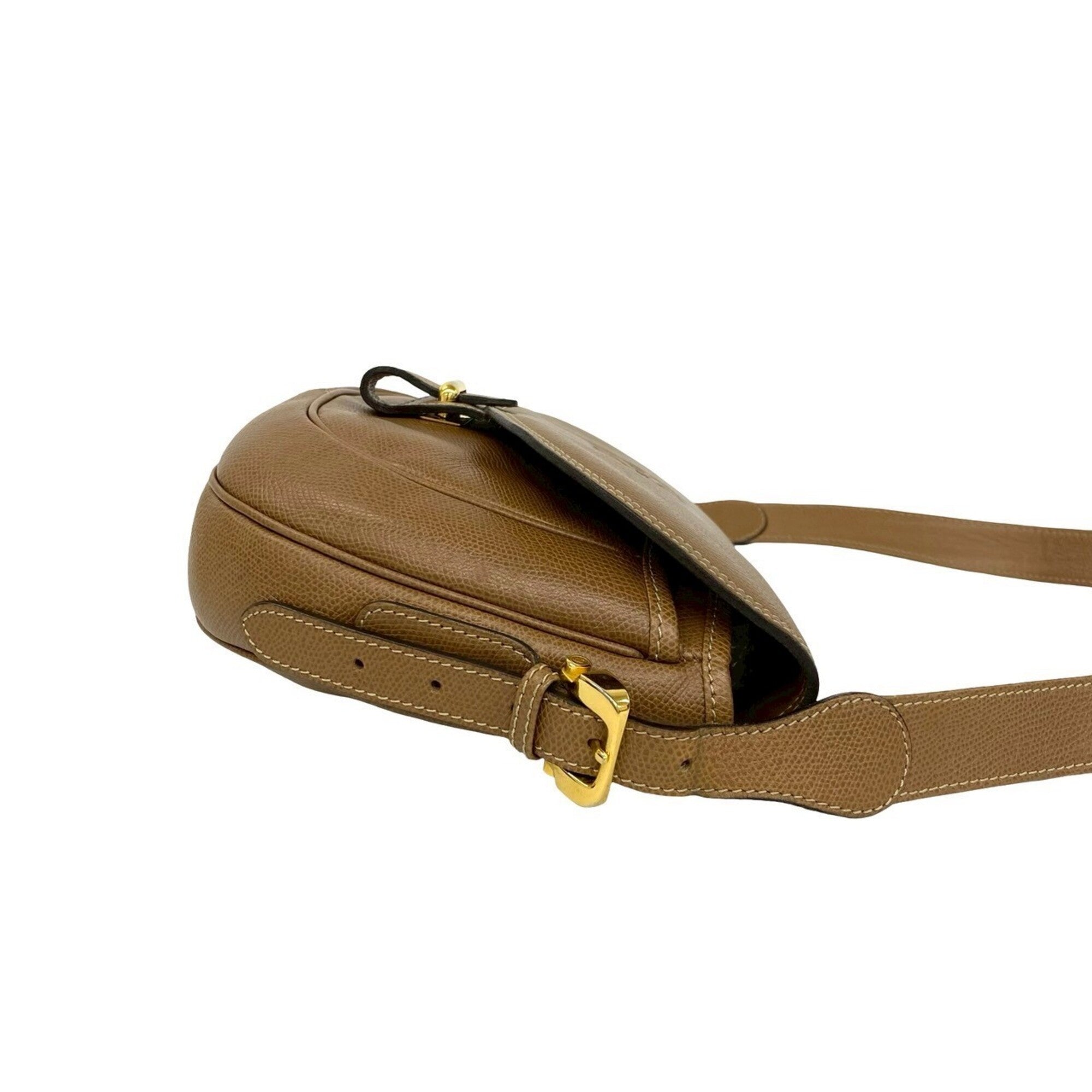 Loewe Beige Leather Pochette Shoulder Bag (Pre-Owned)