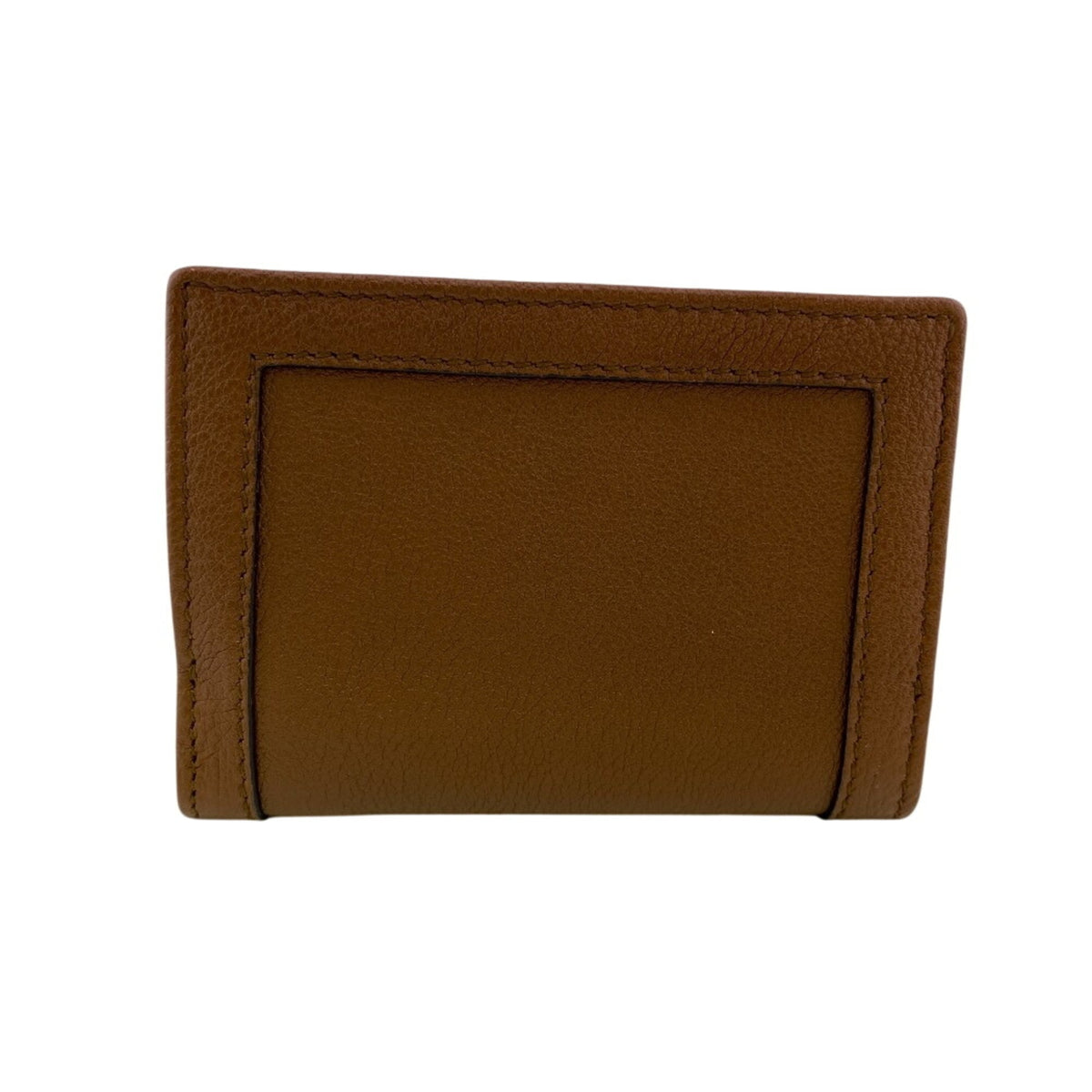 Gucci Bamboo Brown Leather Wallet (Tri-Fold) (Pre-Owned)