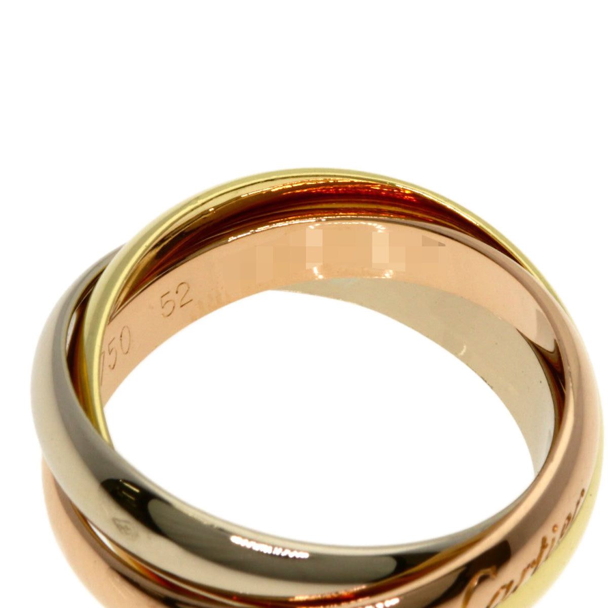 Cartier Yellow Gold (18K) Pink Gold (18K) White Gold (18K) Band Ring (Pre-Owned)