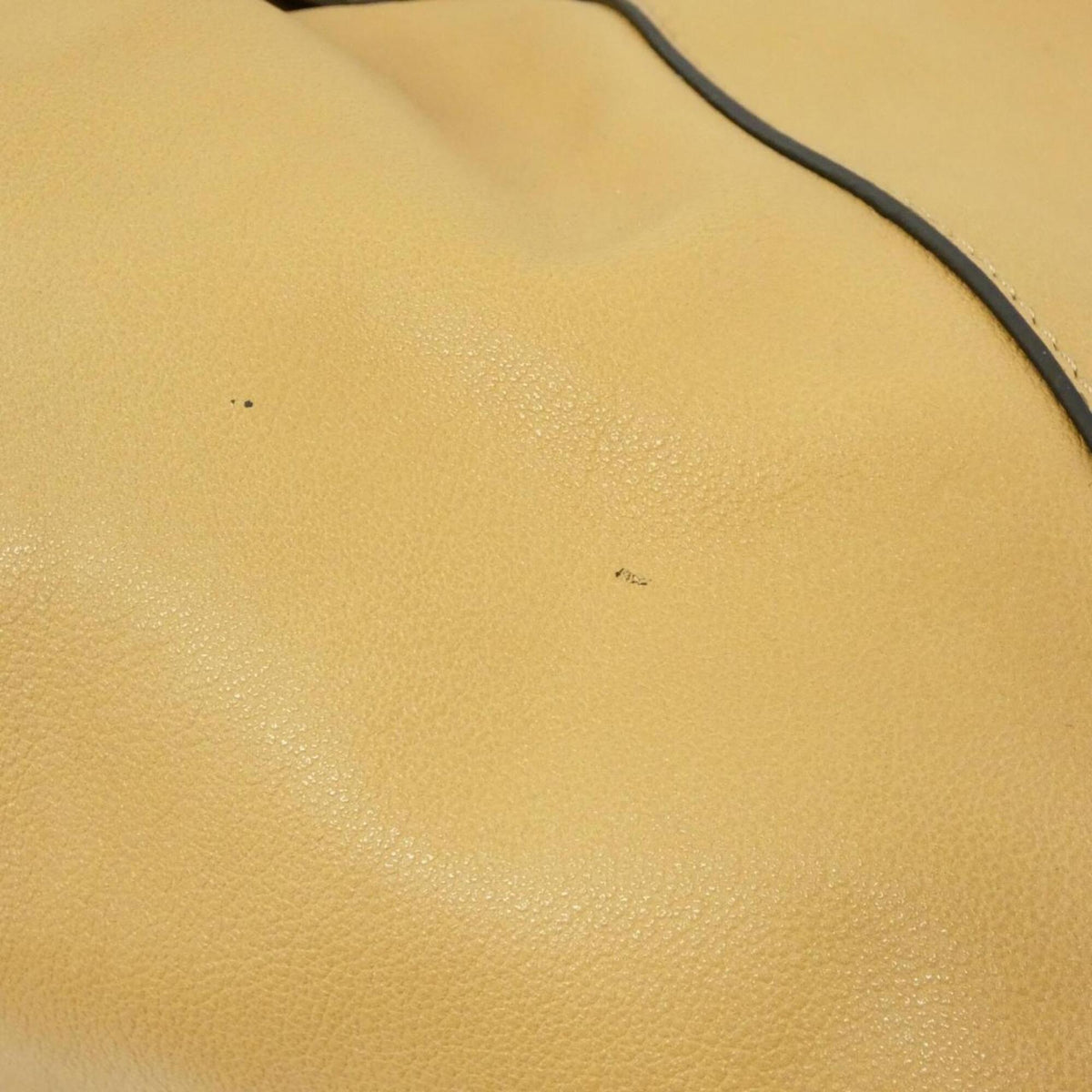 Fendi Beige Leather Shoulder Bag (Pre-Owned)