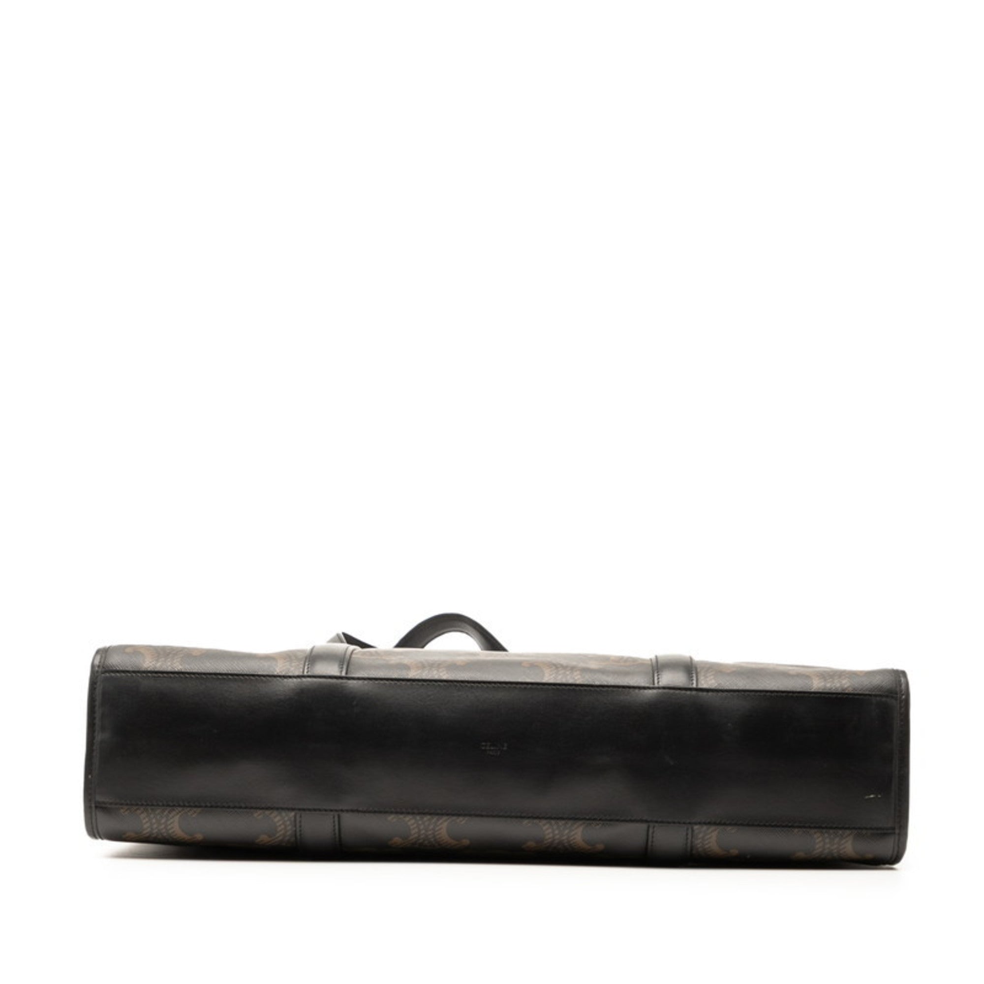 Celine Black Brown Pvc Leather Shoulder Bag Tote Bag (Pre-Owned)