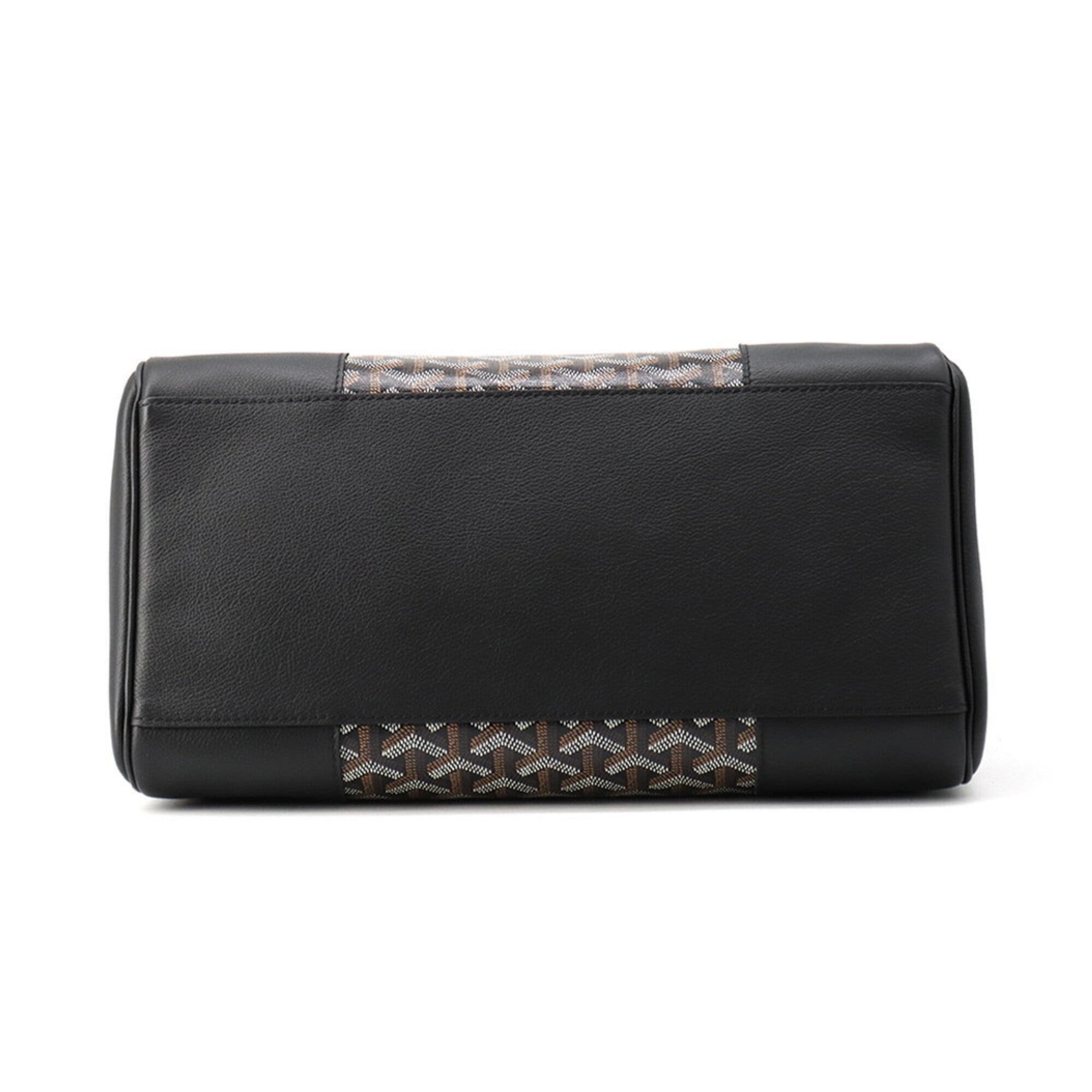 Goyard Black Leather Handbag (Pre-Owned)