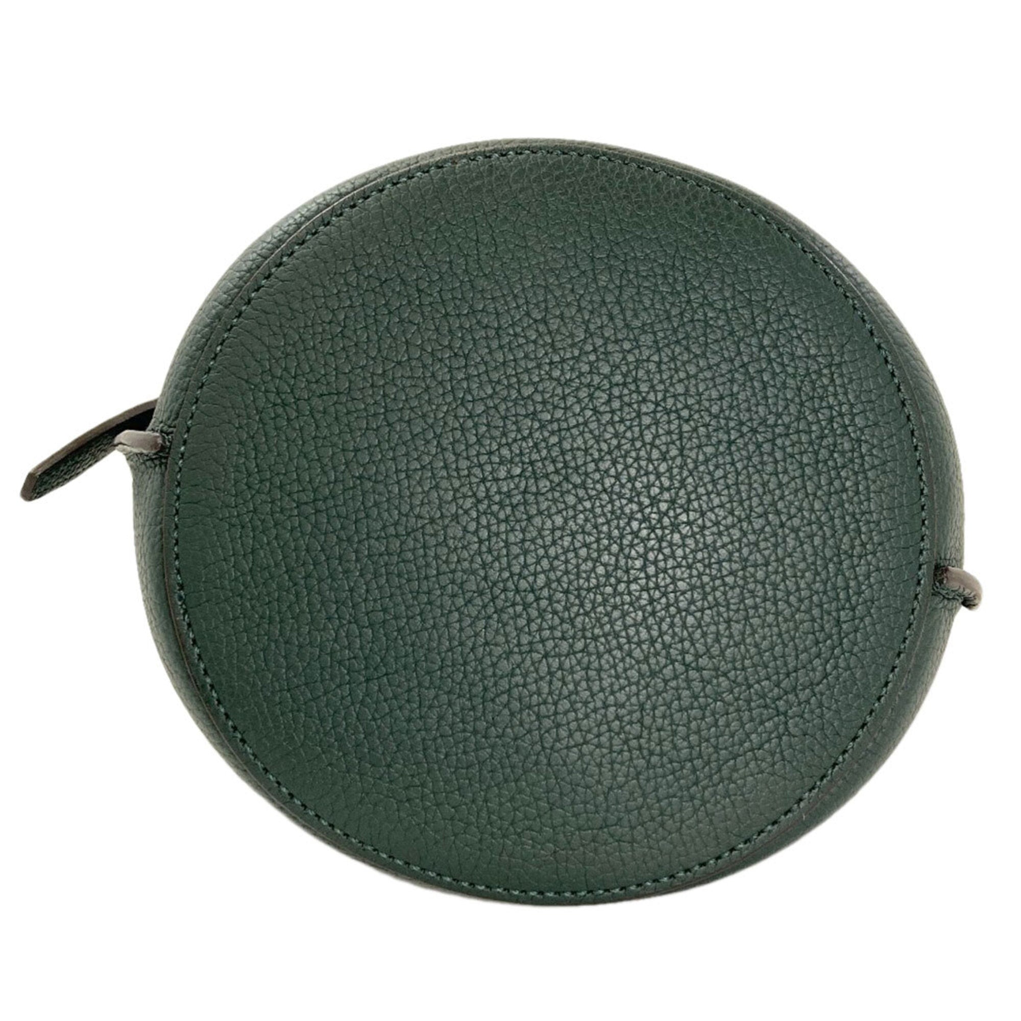 Celine Green Leather Handbag (Pre-Owned)