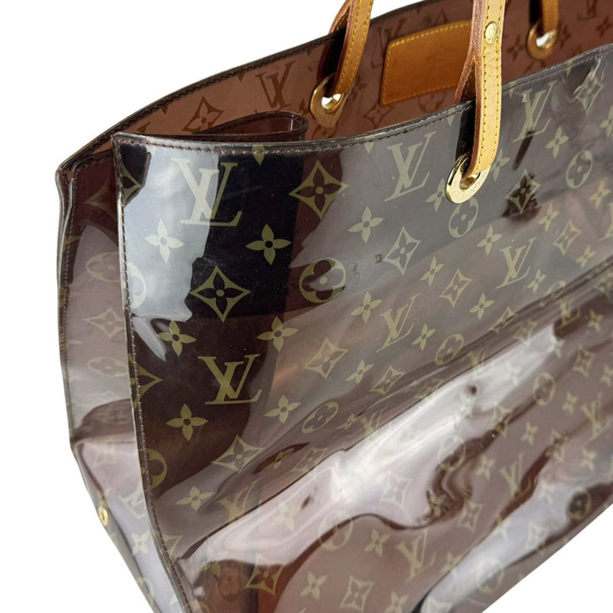 Louis Vuitton Brown Monogram Pvc Leather Handbag (Pre-Owned)