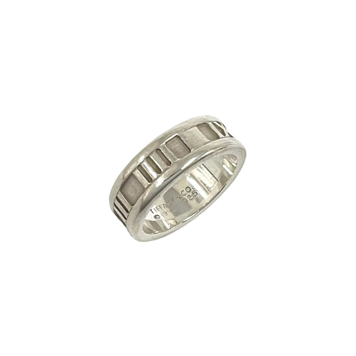 Tiffany Silver Silver 925 Band Ring (Pre-Owned)