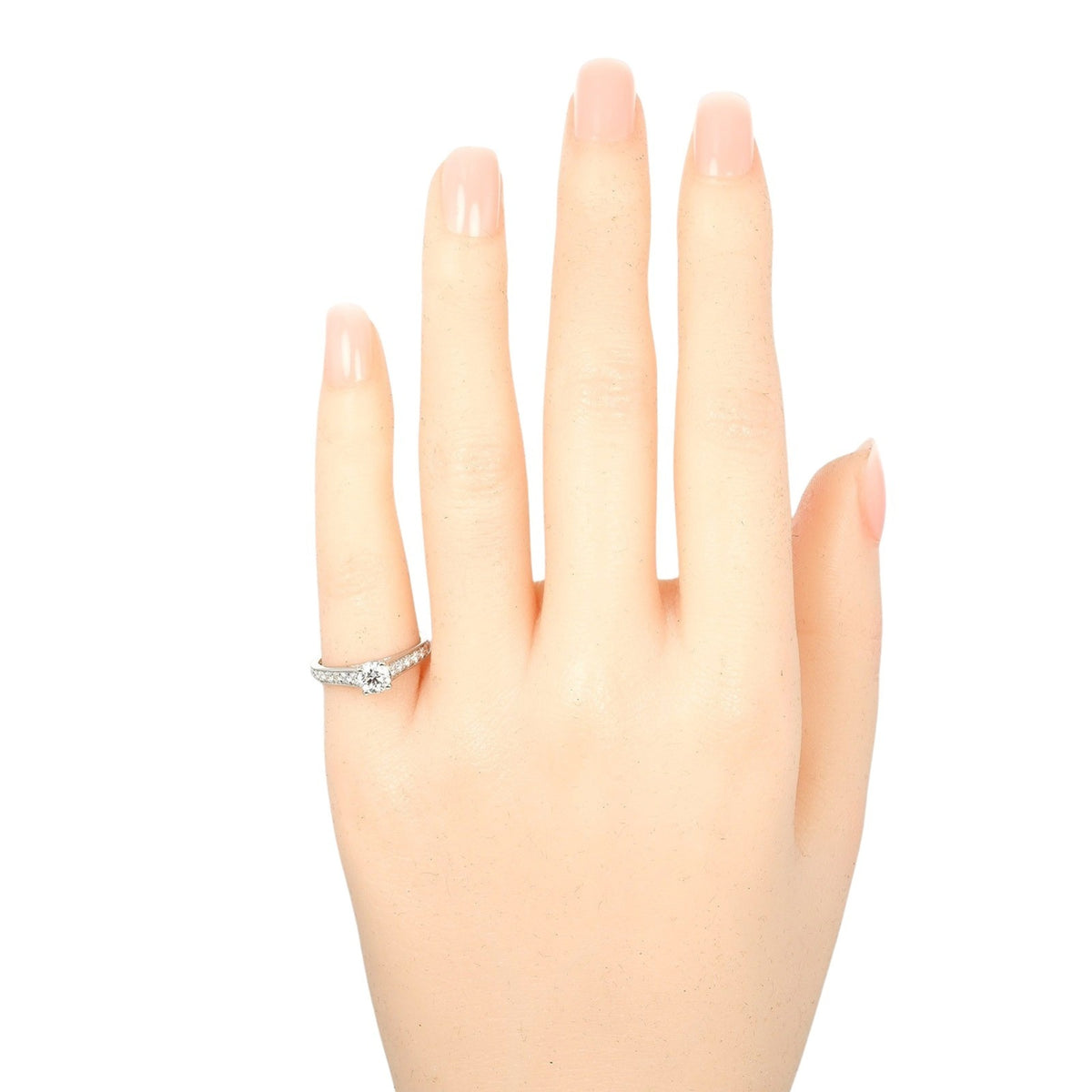 Van Cleef & Arpels Platinum 950 Band Ring (Pre-Owned)