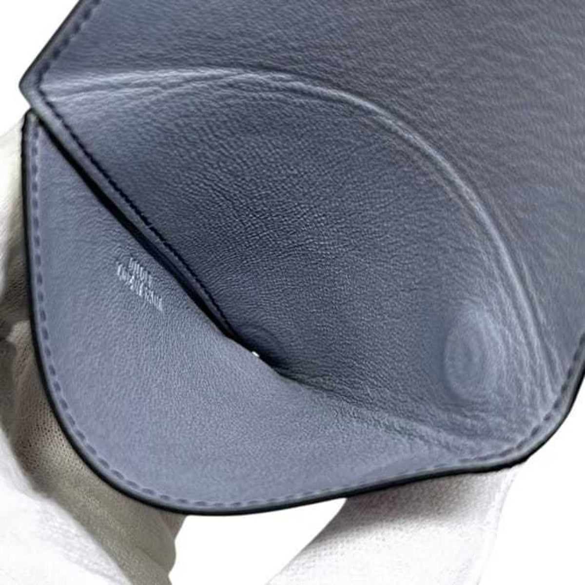 Loewe Purple Leather Coin Purse/Coin Case (Pre-Owned)