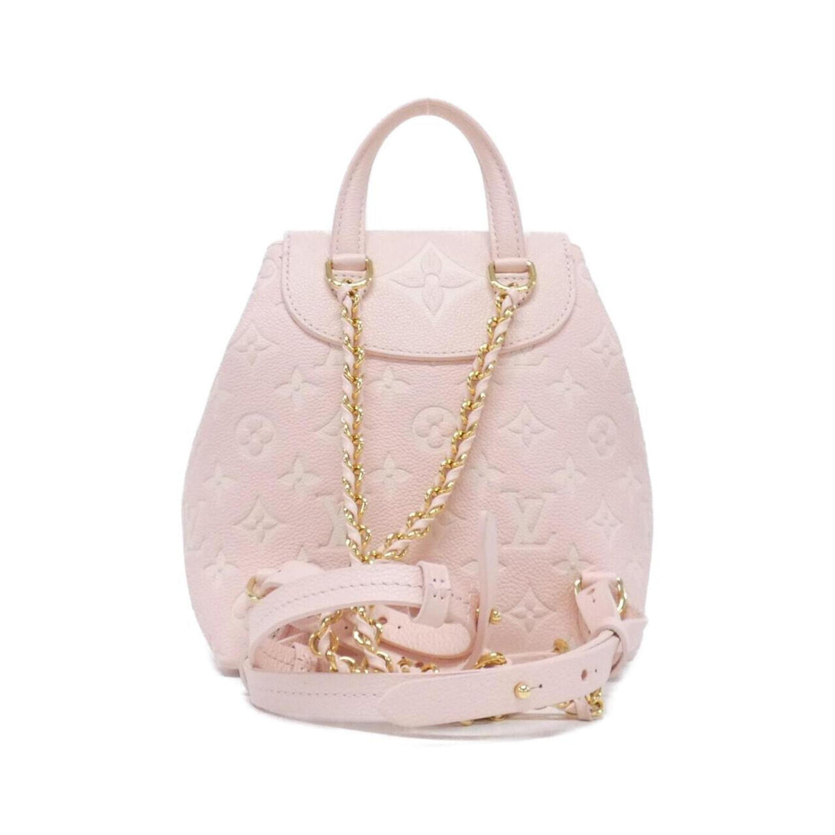 Louis Vuitton Pink Leather Backpack (Pre-Owned)