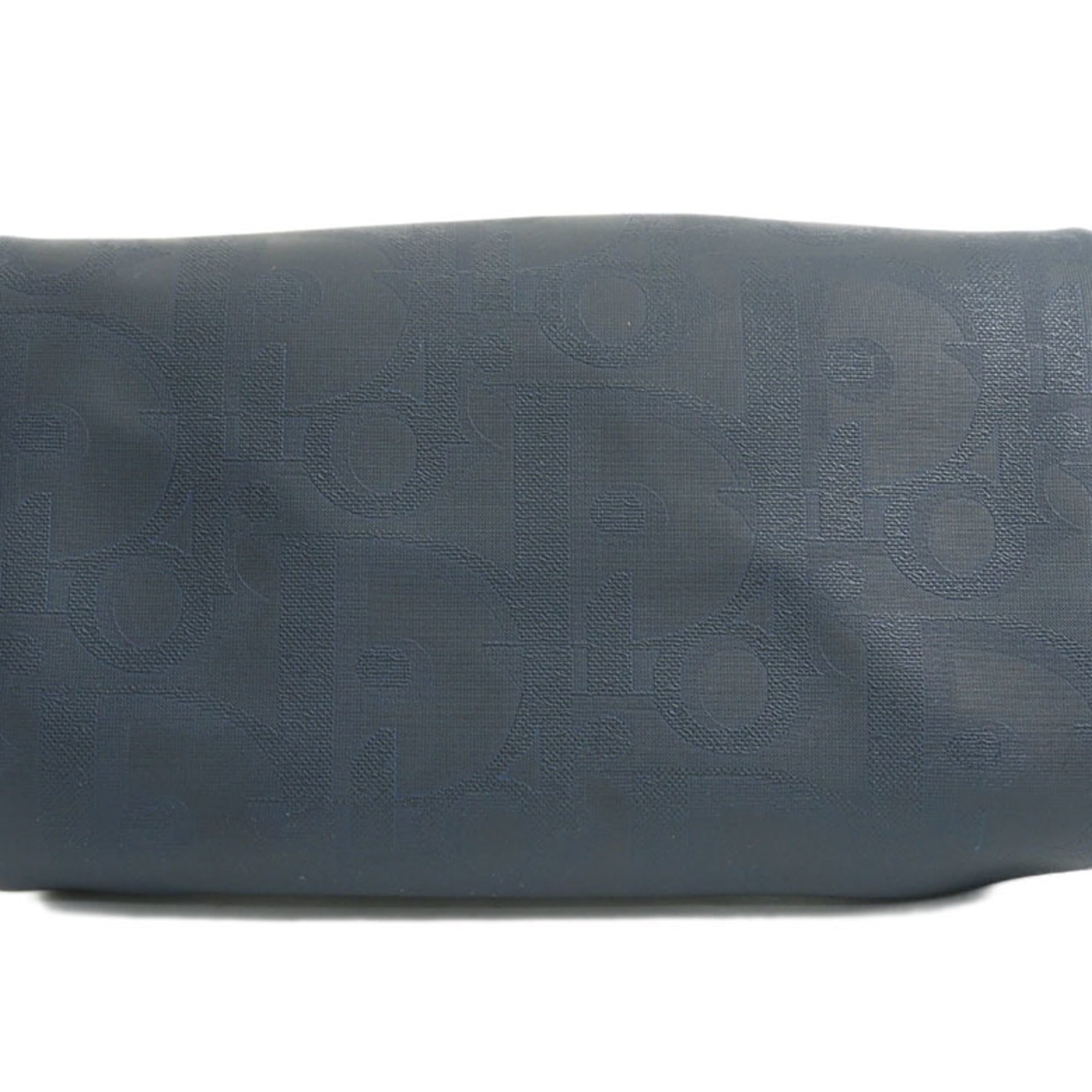 Christian Dior Navy Pvc Leather Handbag (Pre-Owned)