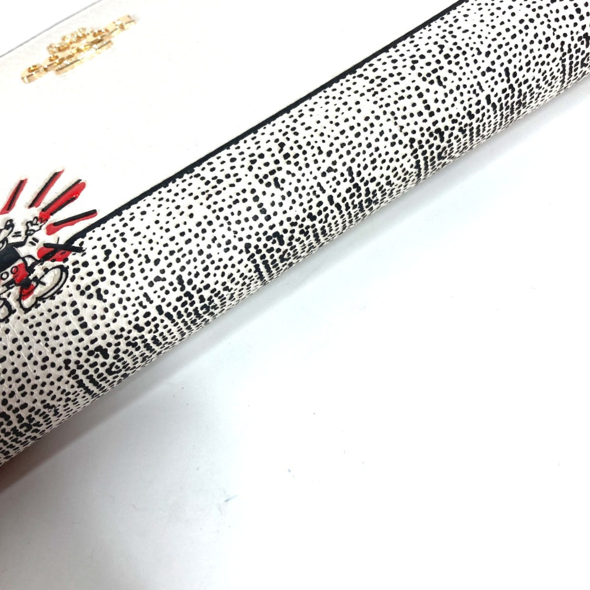 Coach White Leather Long Wallet (Bi-Fold) (Pre-Owned)