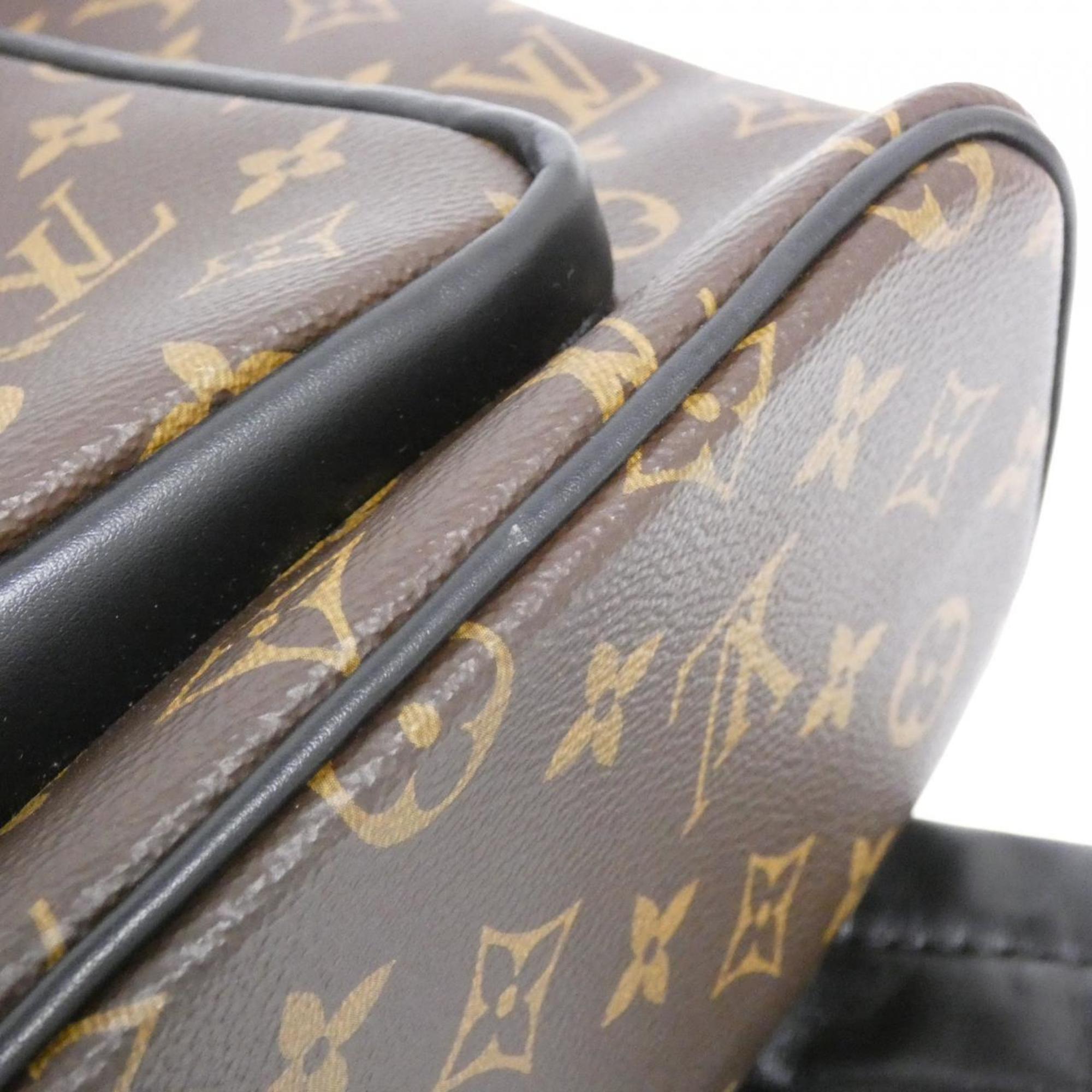 Louis Vuitton Marron Coated Canvas Backpack (Pre-Owned)