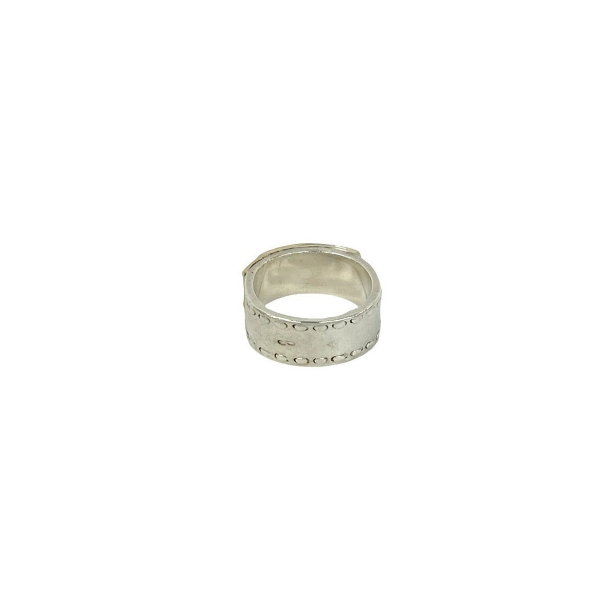 Hermes Gold Silver Yellow Gold (18K) Silver 925 Band Ring (Pre-Owned)