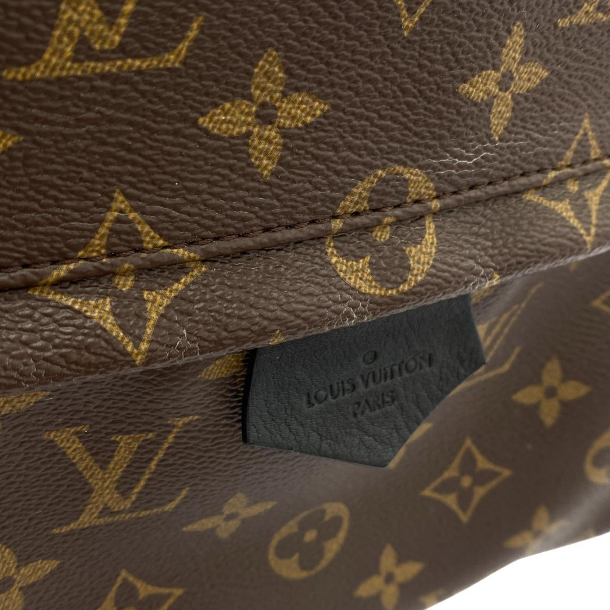 Louis Vuitton Brown Coated Canvas Backpack (Pre-Owned)