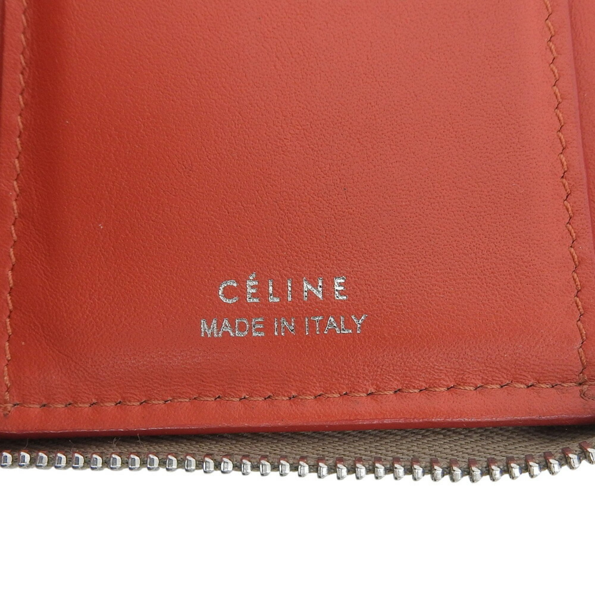 Celine Beige Leather Wallet (Bi-Fold) (Pre-Owned)