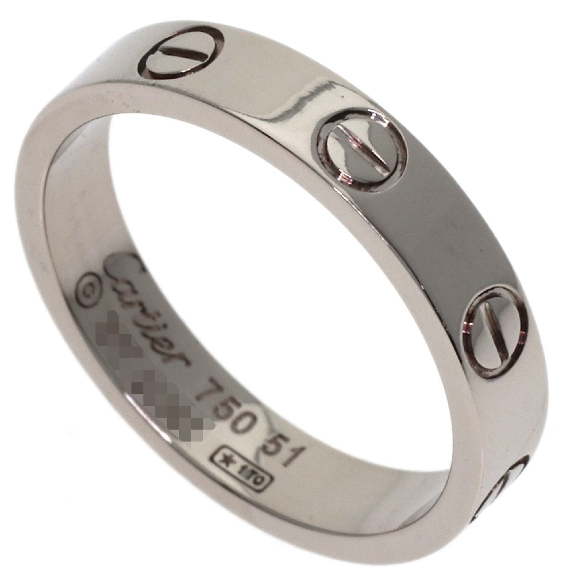 Cartier White Gold (18K) Band Ring (Pre-Owned)