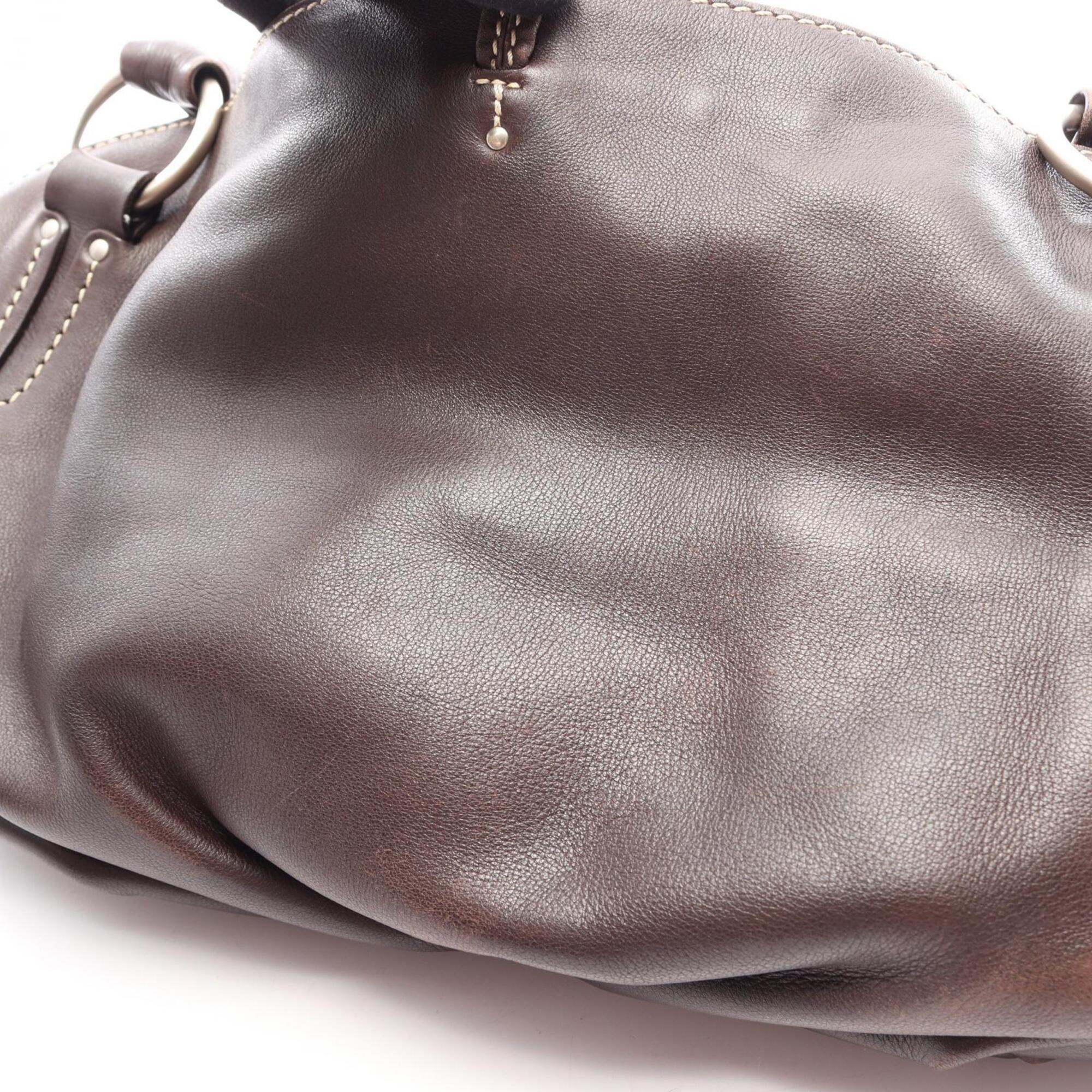 Celine Brown Leather Handbag (Pre-Owned)
