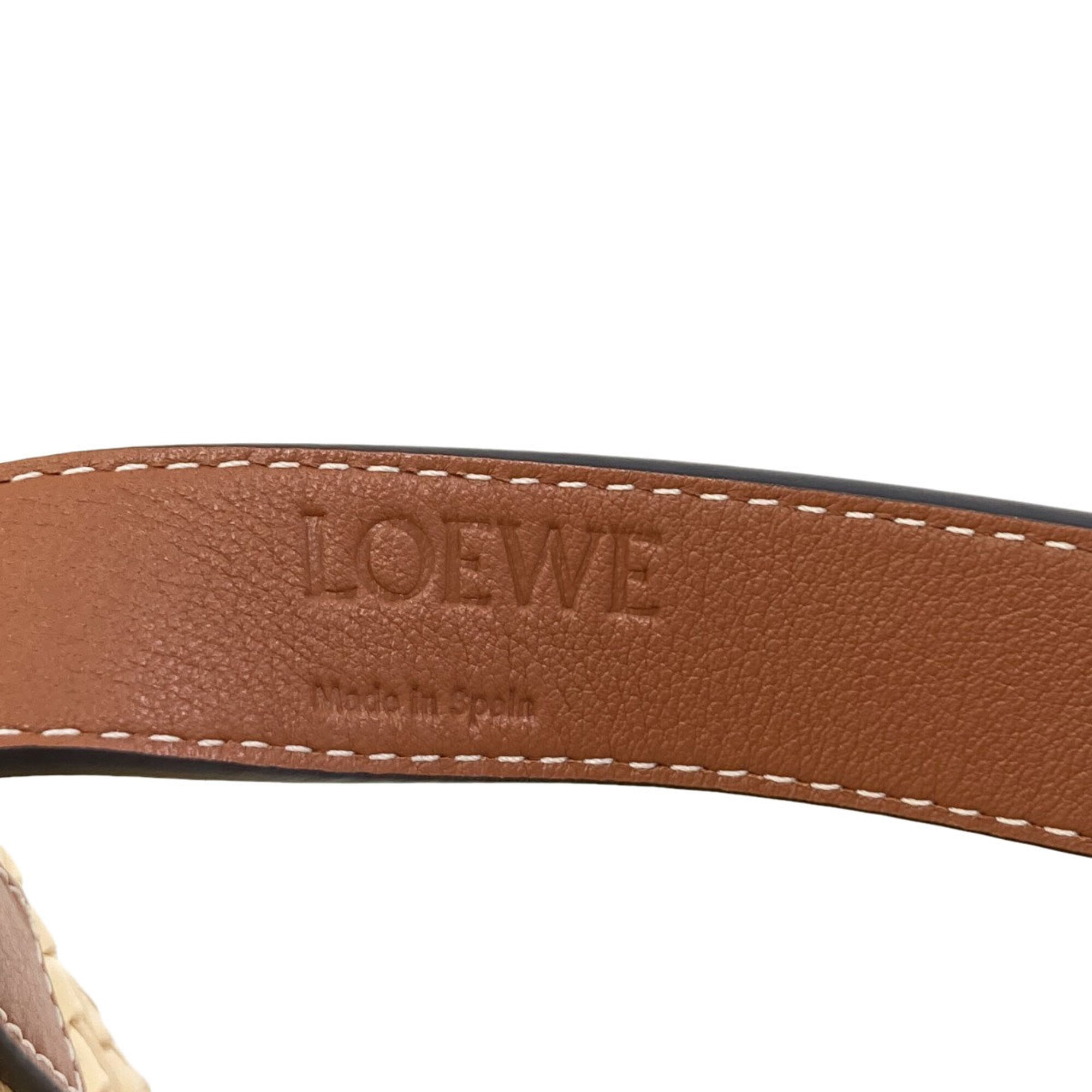 Loewe Brown Leather Basket Tote Bag (Pre-Owned)