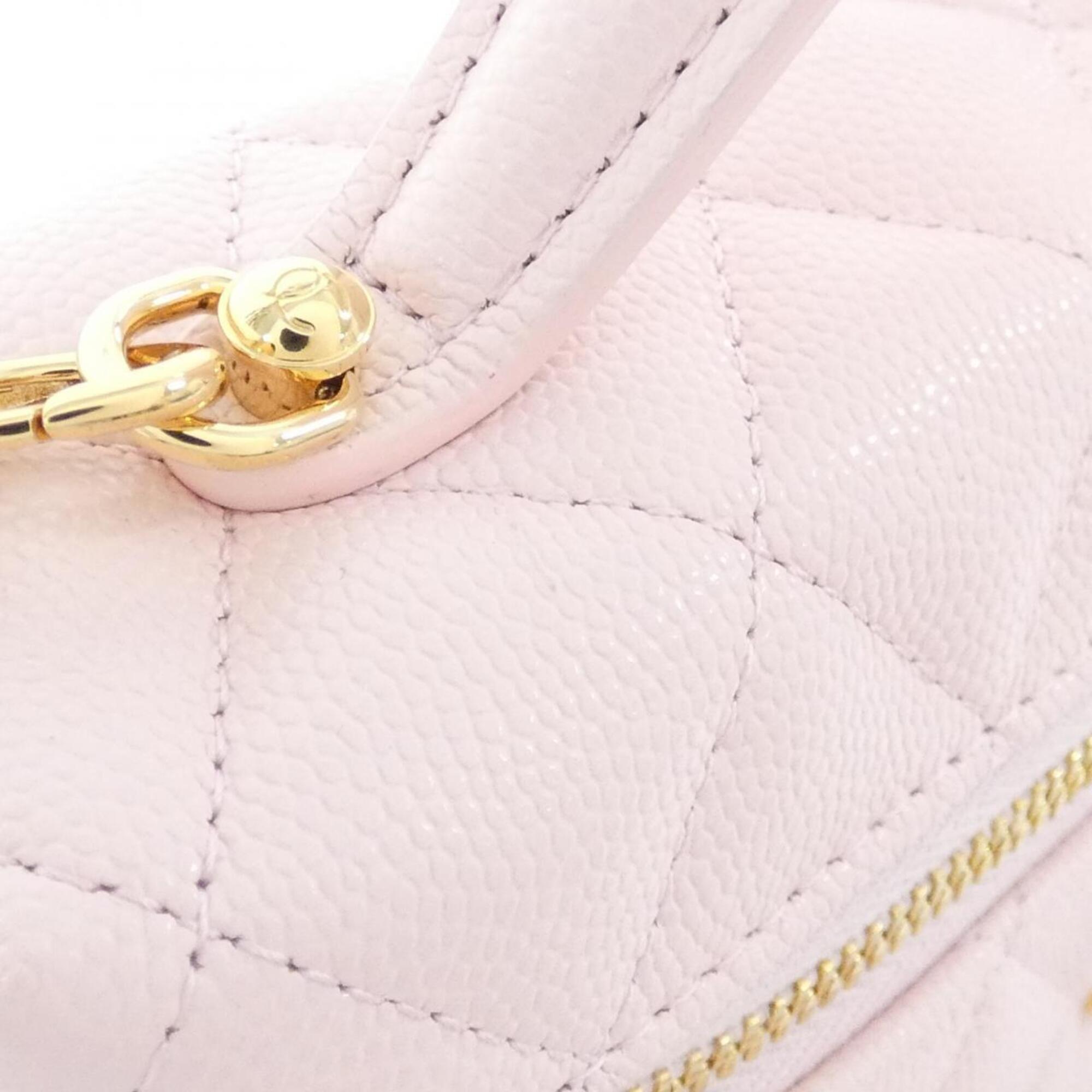 Chanel Pink Grained Calfskin Handbag (Pre-Owned)